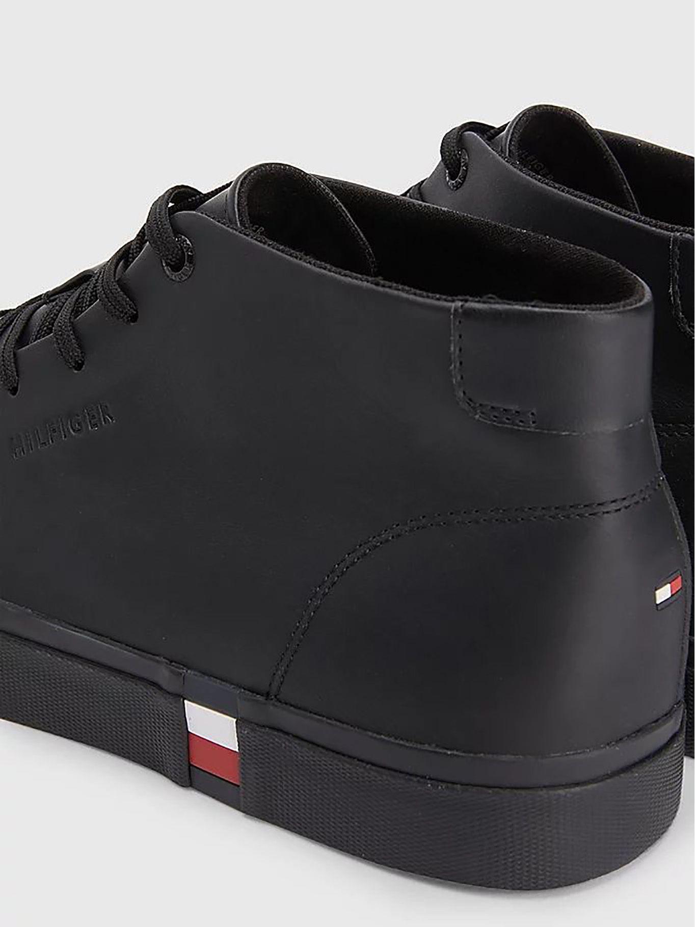 Zapatillas Modern Caña Alta Negro Tommy Hilfiger-2