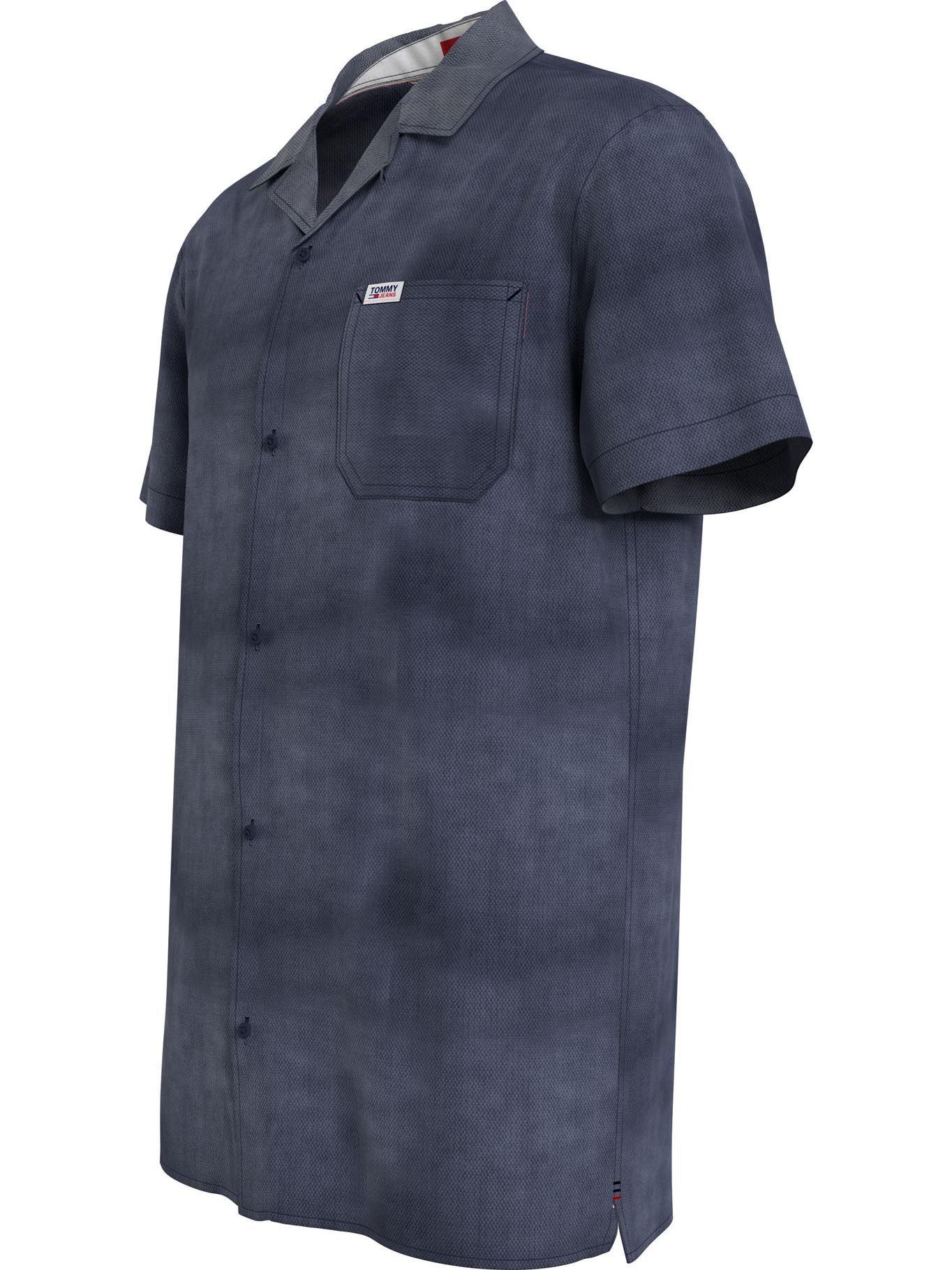 Camisa De Lino Spring Camp Azul Tommy Hilfiger-2