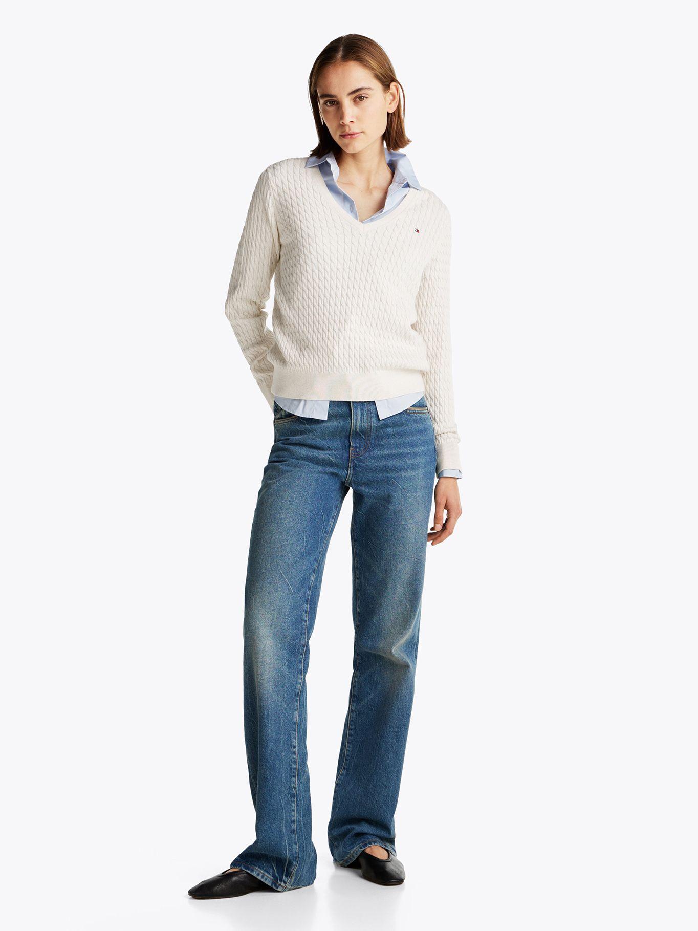 Sweater De Punto Trenzado-1