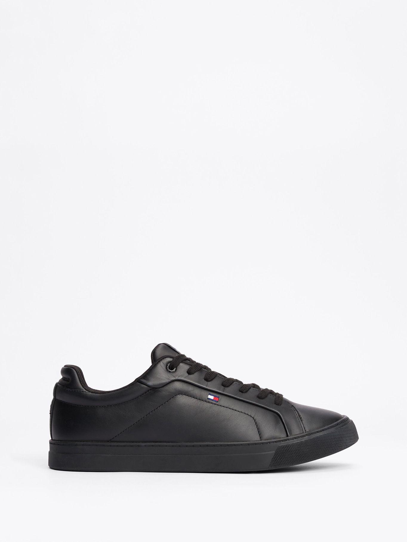 Zapatillas Essential Cuero BDS Negro Tommy Hilfiger-4