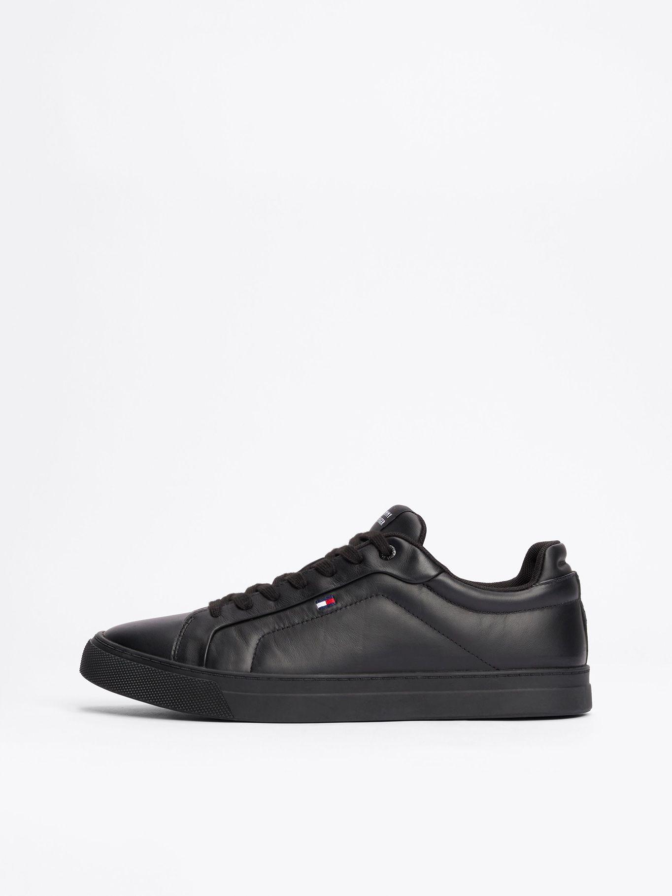 Zapatillas Essential Cuero BDS Negro Tommy Hilfiger-5