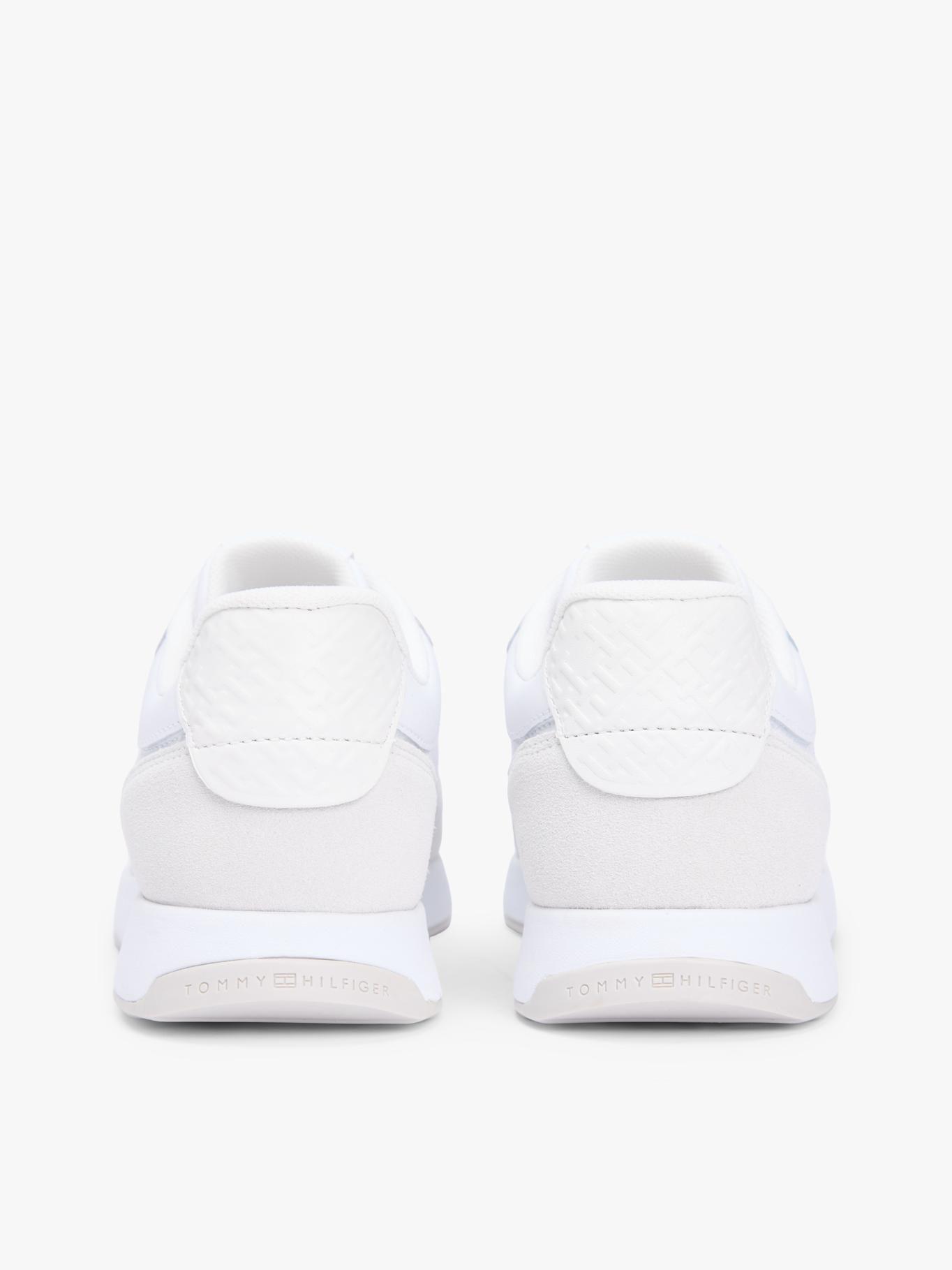 Zapatillas Monogram De Cuero Tommy Hilfiger Blanco-2