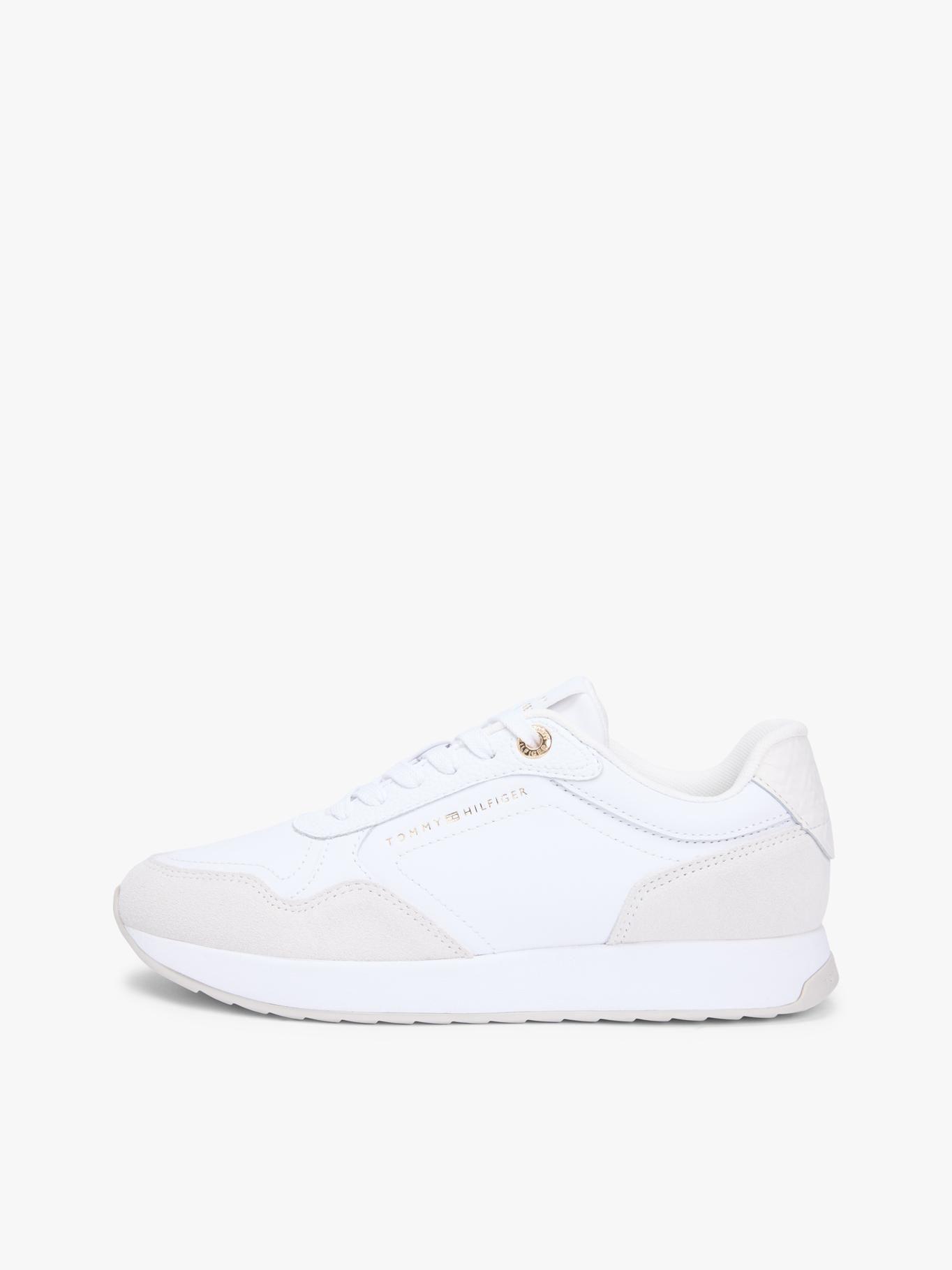 Zapatillas Monogram De Cuero Tommy Hilfiger Blanco-6