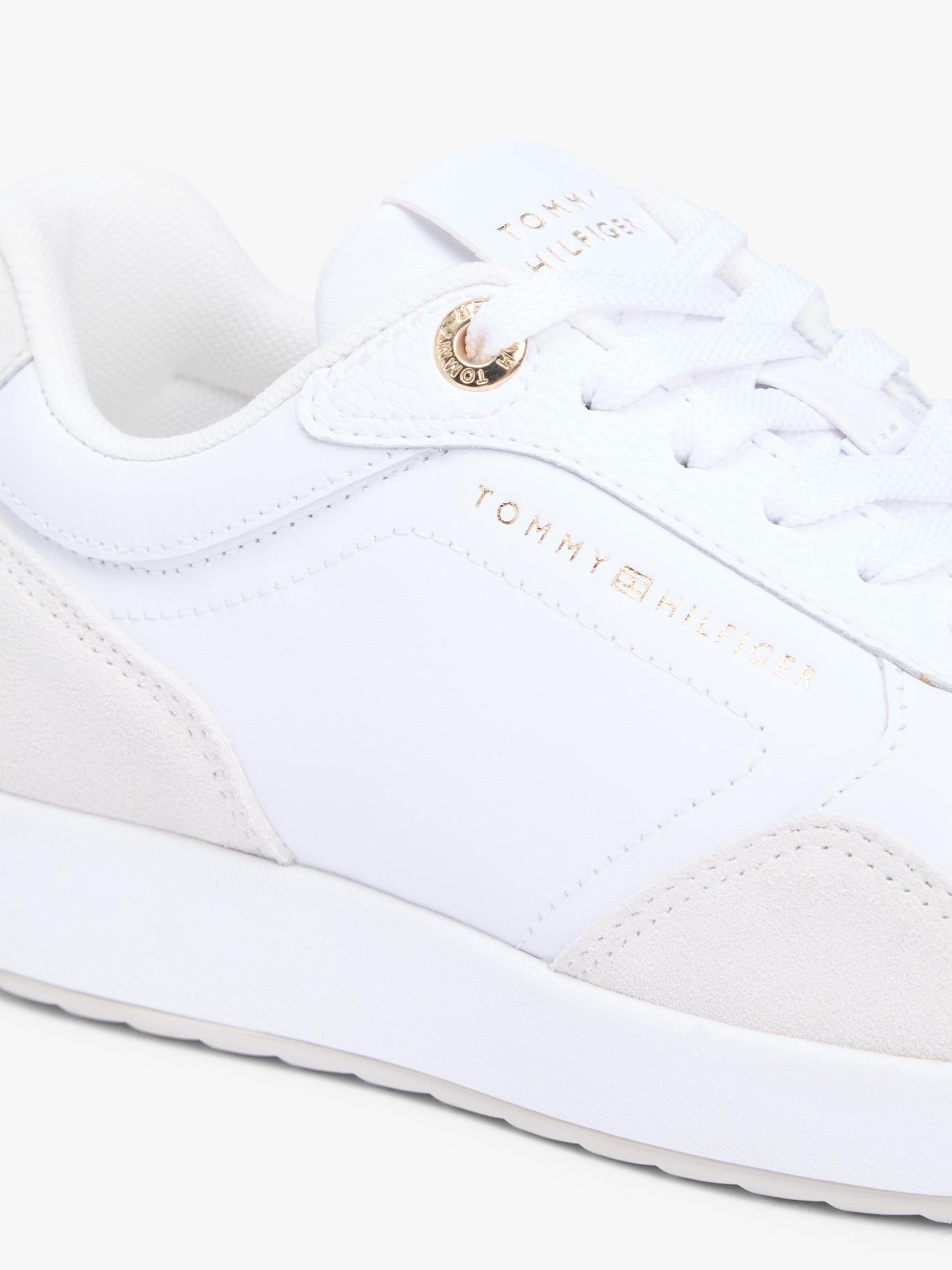 Zapatillas Monogram De Cuero Tommy Hilfiger Blanco-7