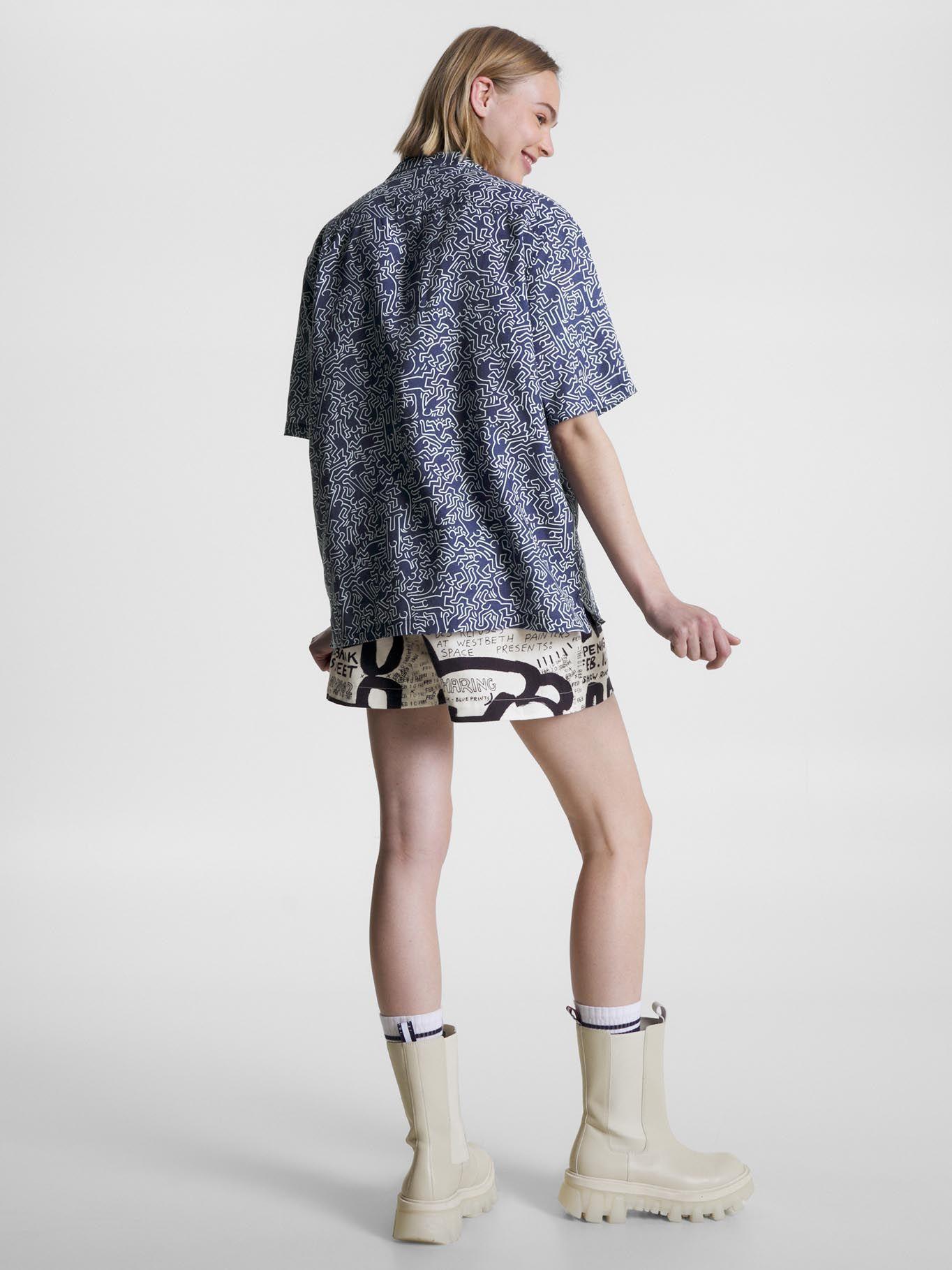 Camisa Tommy X Keith Haring Unisex Azul Tommy Jeans-3