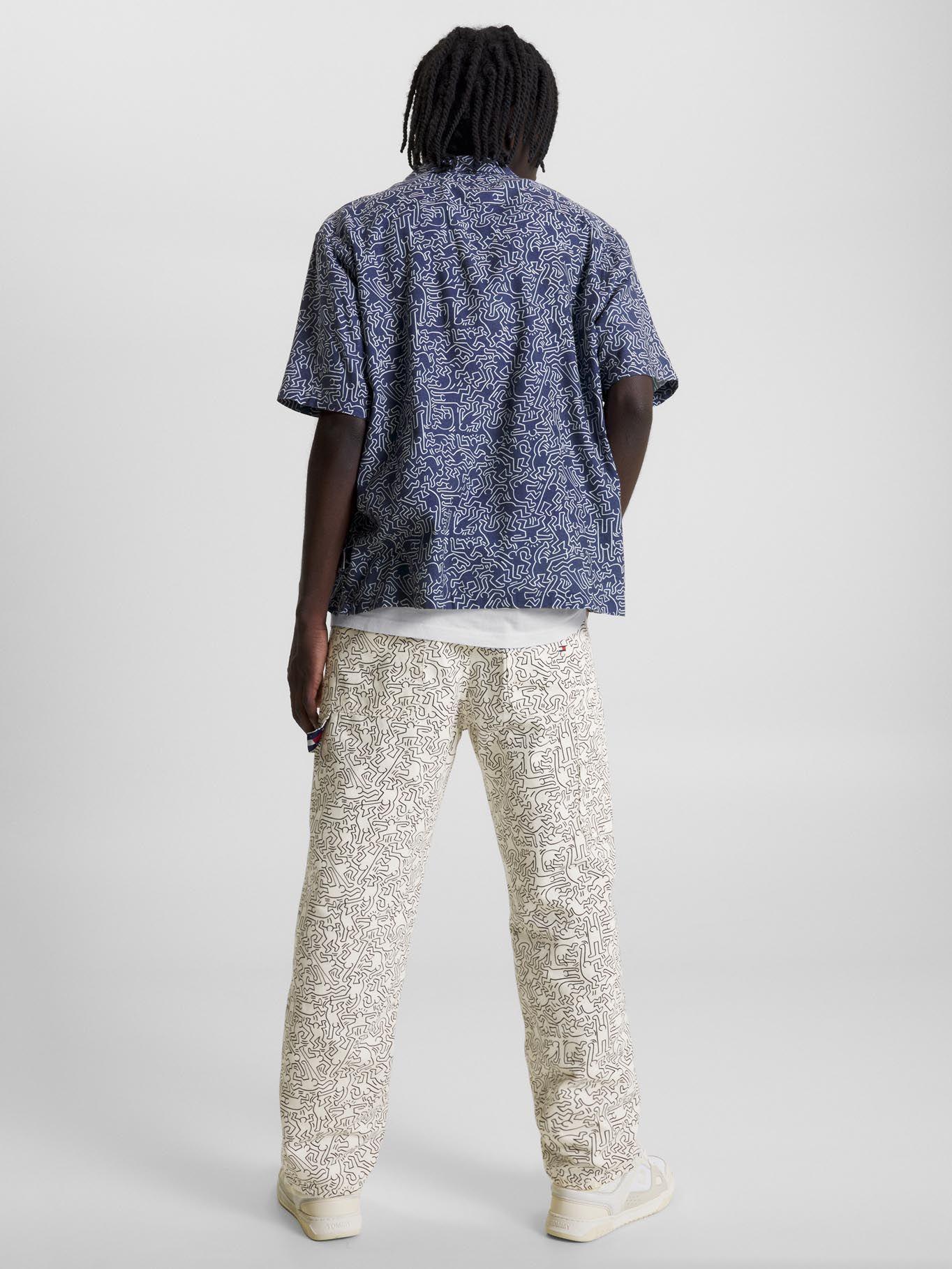 Camisa Tommy X Keith Haring Unisex Azul Tommy Jeans-4