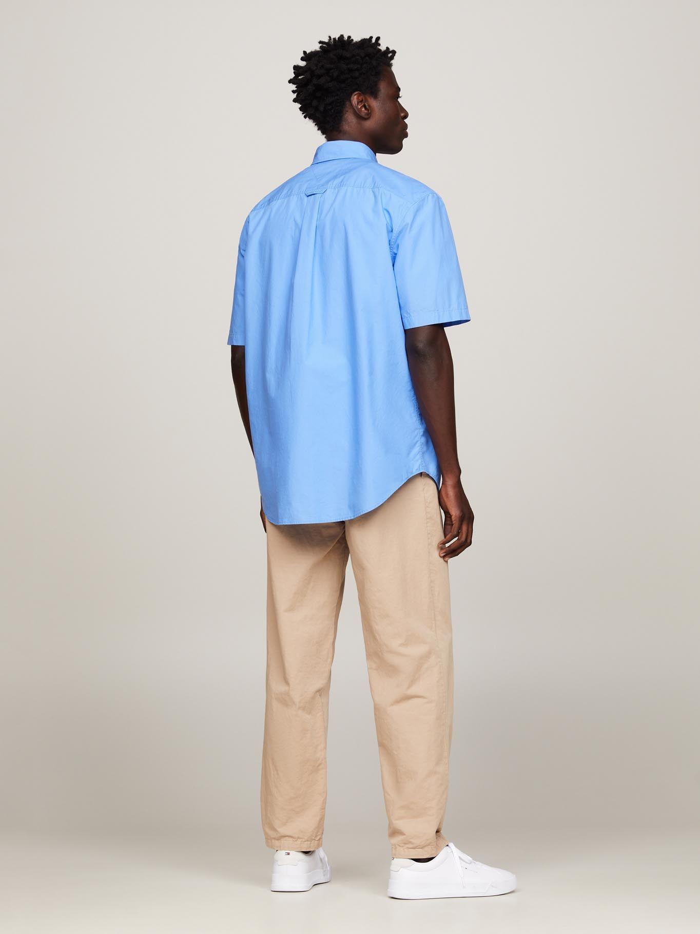 Camisa Monogram Regular Fit C30 Celeste Tommy Hilfiger-2