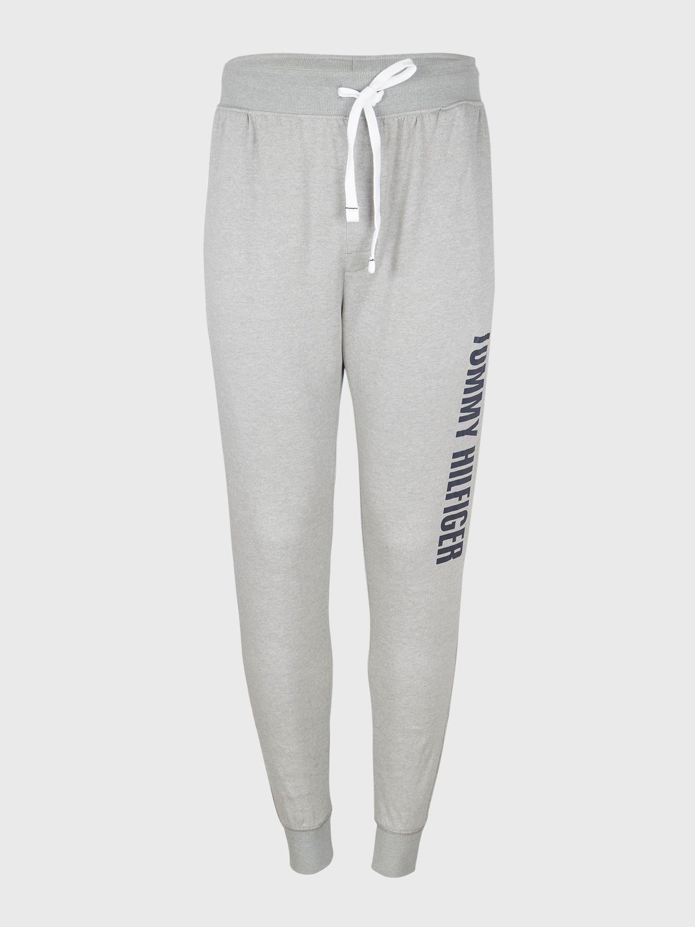 Jogger Pijama Logo Gris Tommy Hilfiger M2-0