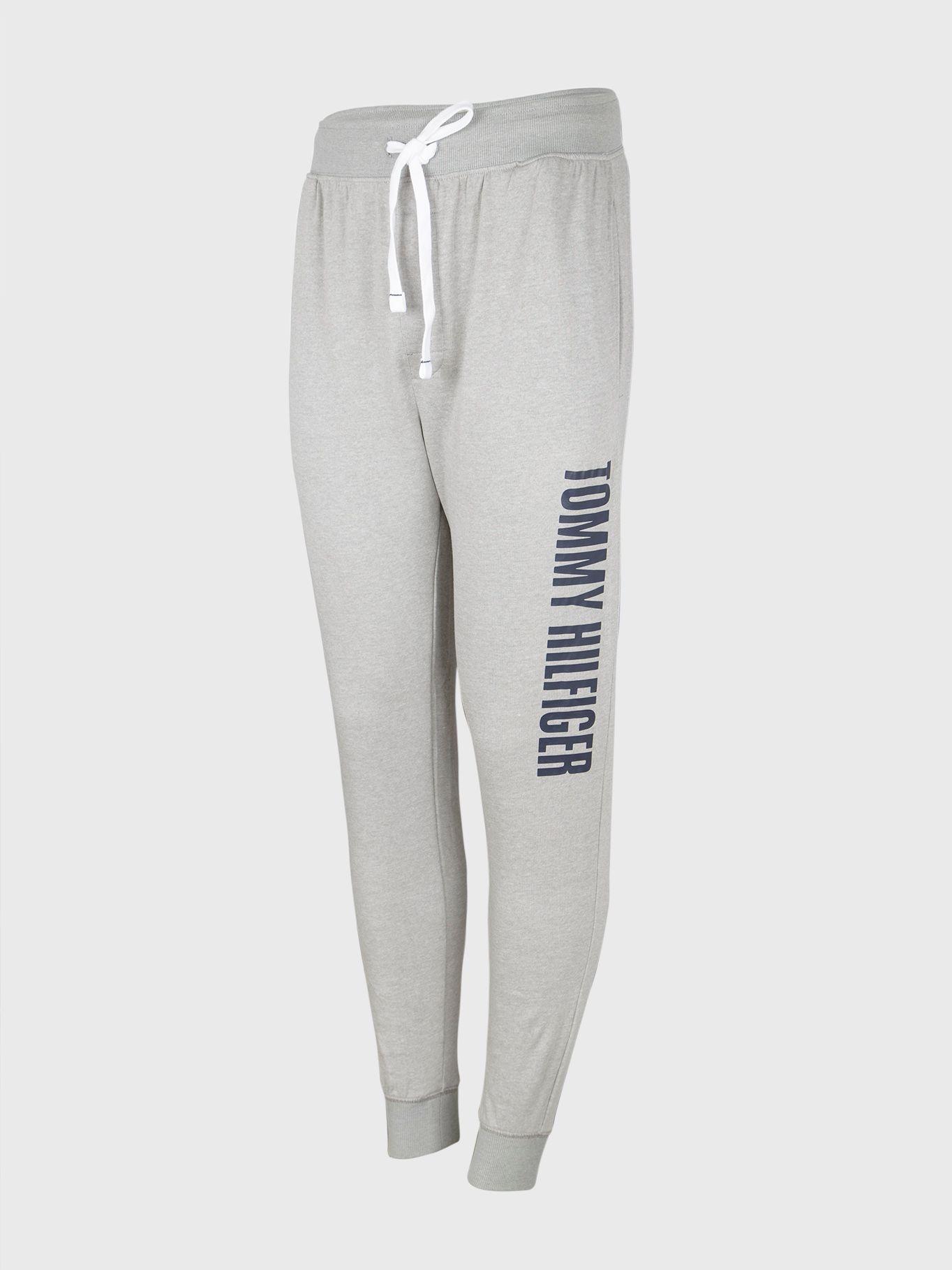 Jogger Pijama Logo Gris Tommy Hilfiger M2-1