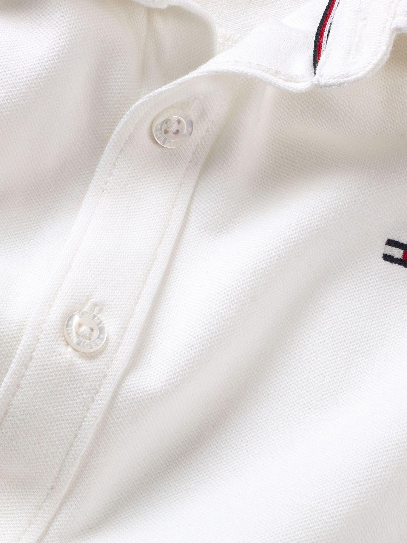Camisa Essential De Piqué Blanco Tommy Hilfiger-3