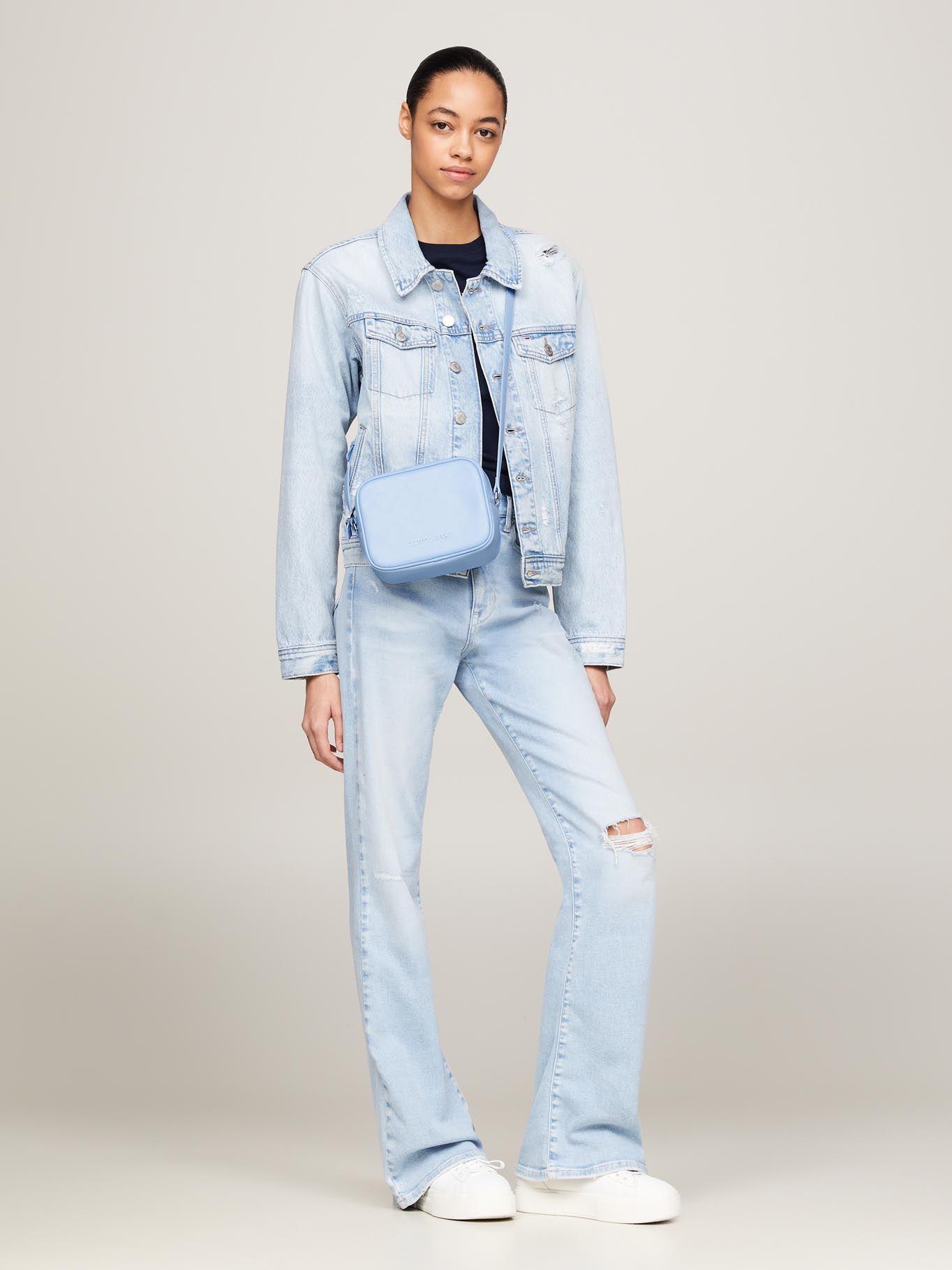 Bandolera Esencial Con Logo Celeste Tommy Hilfiger-1