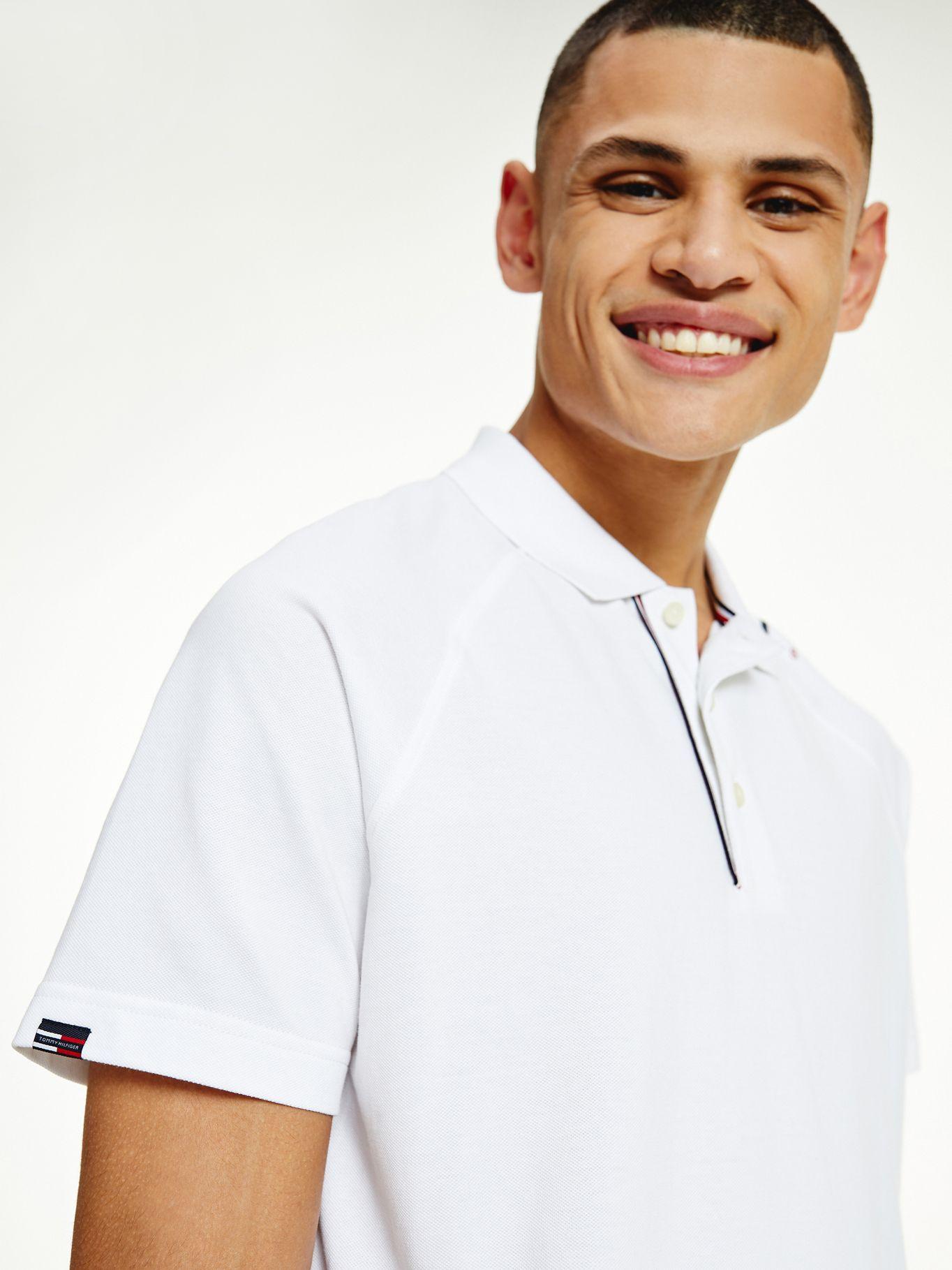 Polo Sleeve Logo Blanco Tommy Hilfiger-2