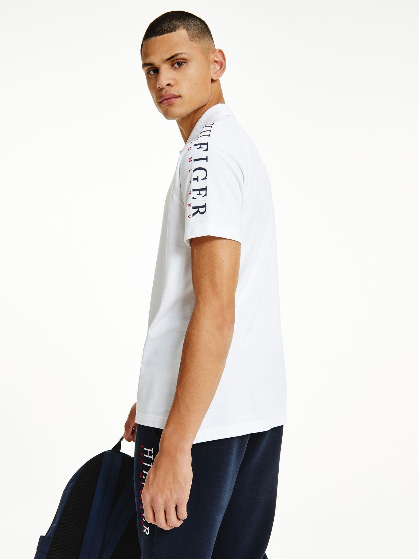 Polo Sleeve Logo Blanco Tommy Hilfiger-1