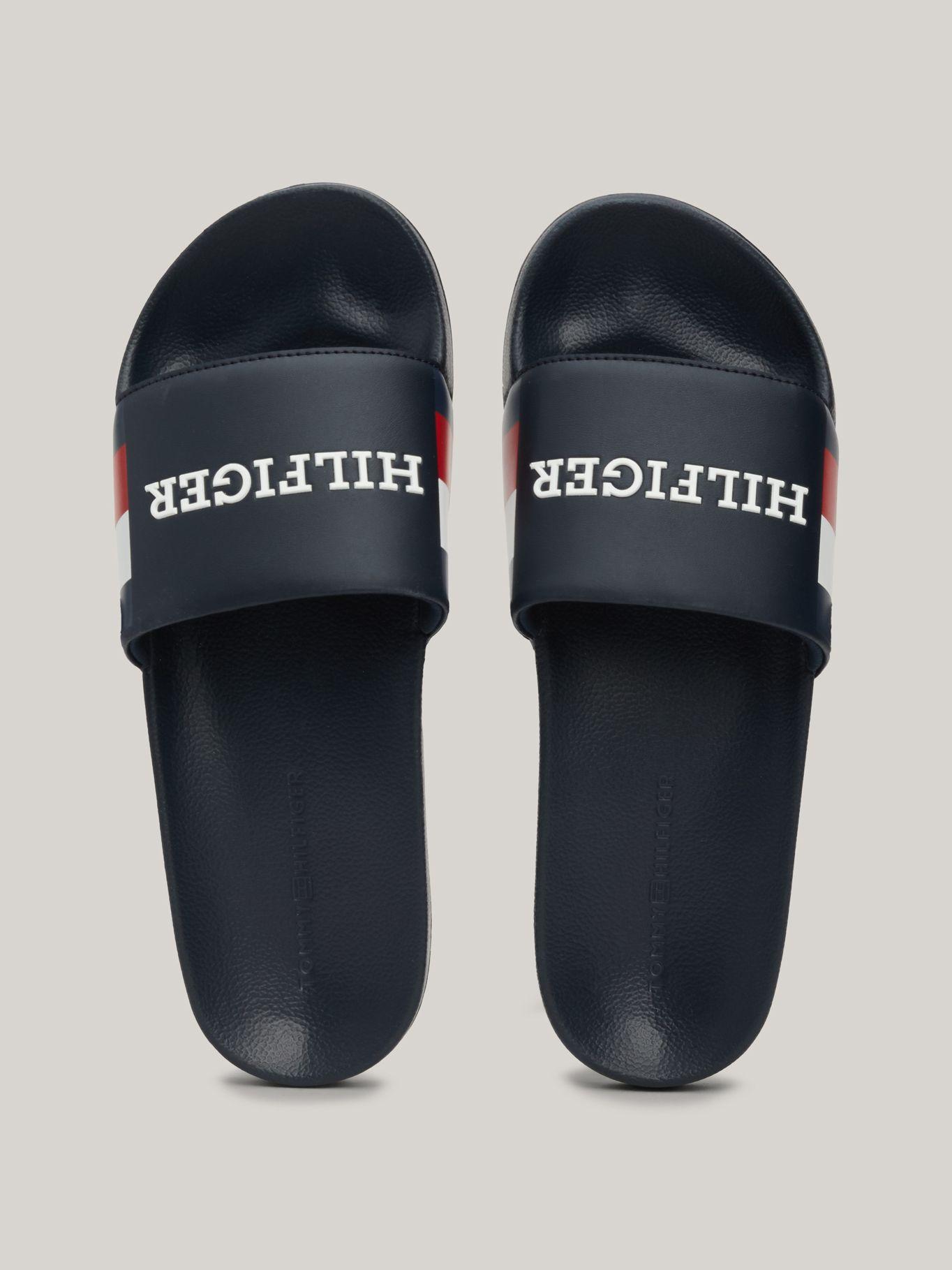 Sandalias Con Logo Monotype Azul Tommy Hilfiger-2