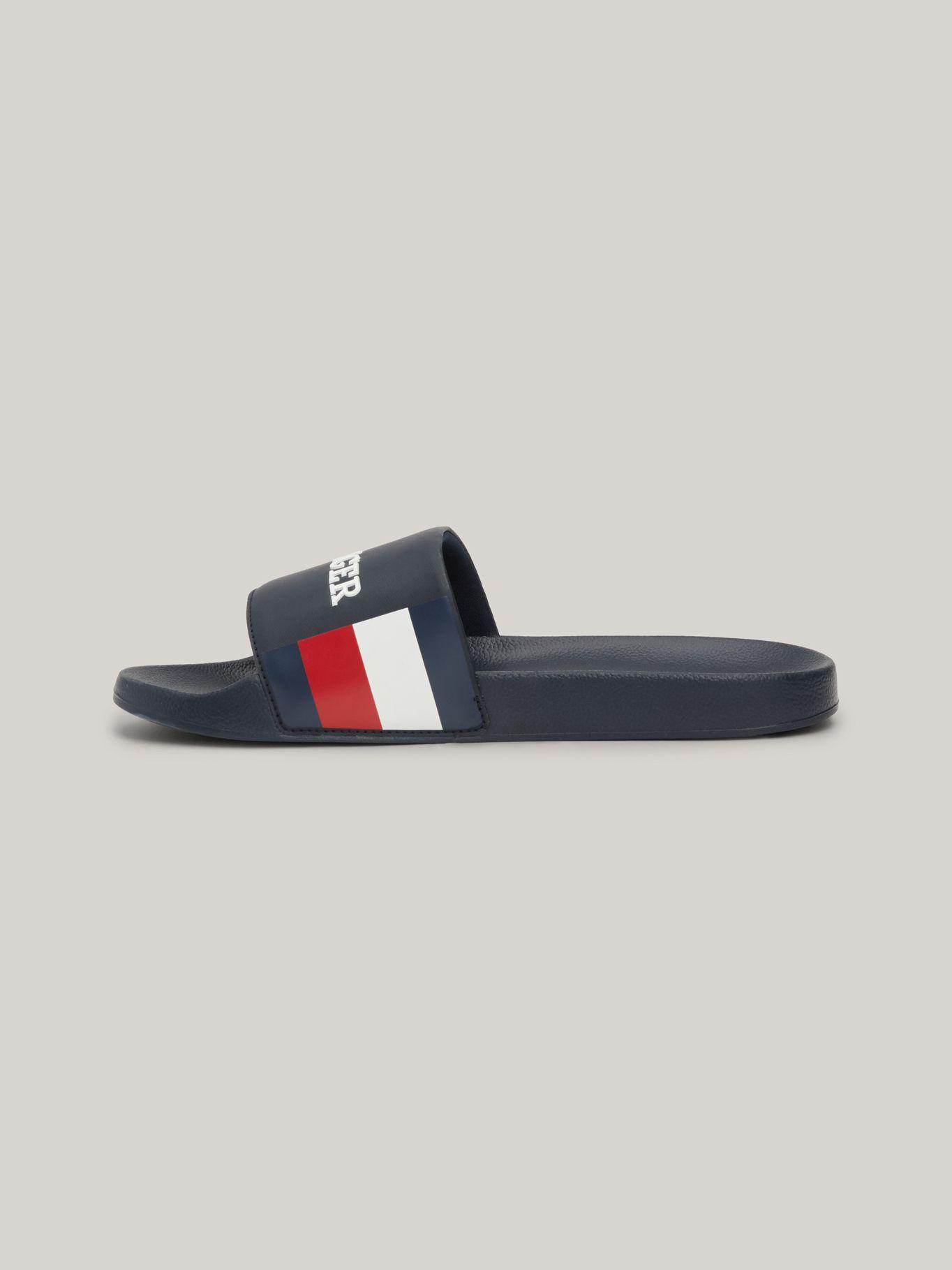 Sandalias Con Logo Monotype Azul Tommy Hilfiger-5