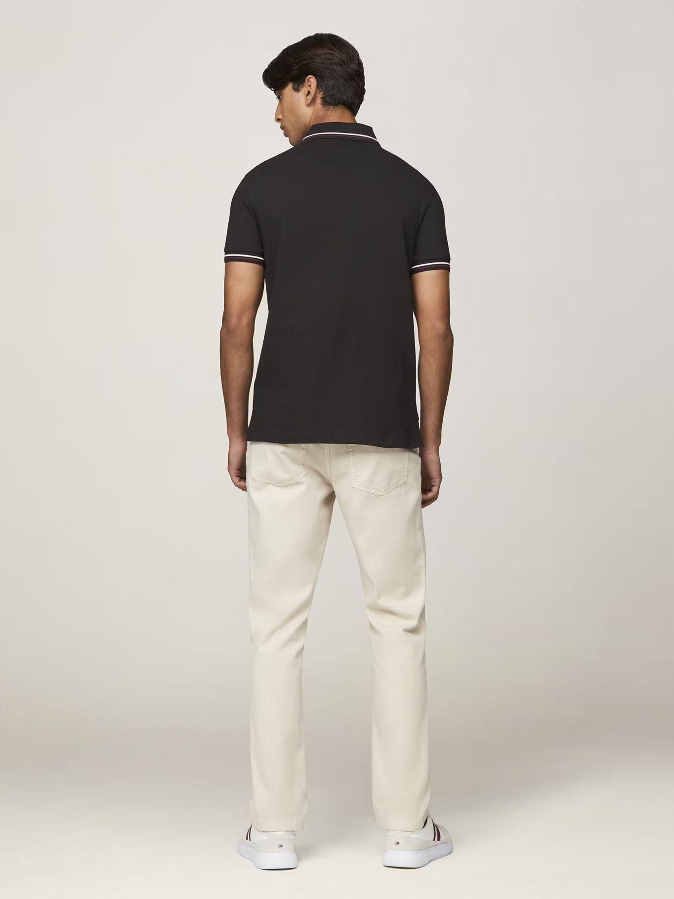 Polo Con Ribetes Tipped Slim Fit Negro Tommy Hilfiger-2