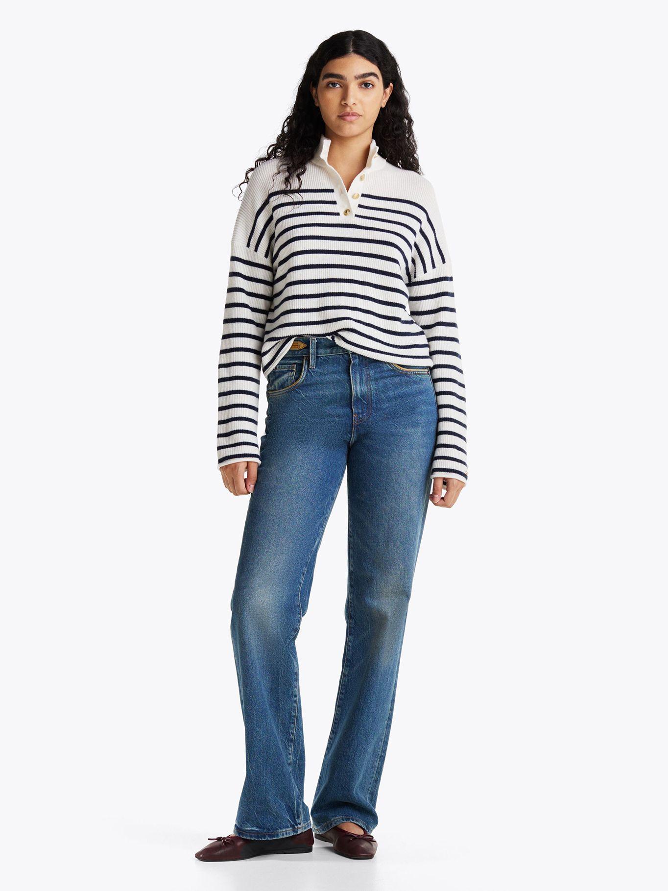 Sweater Gold Button Multicolor Tommy Hilfiger-1