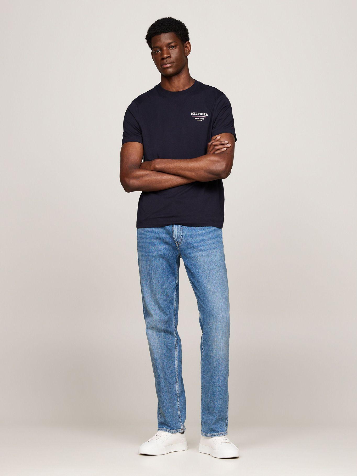 Polera Global Stripe Con Logo Azul Tommy Hilfiger-1