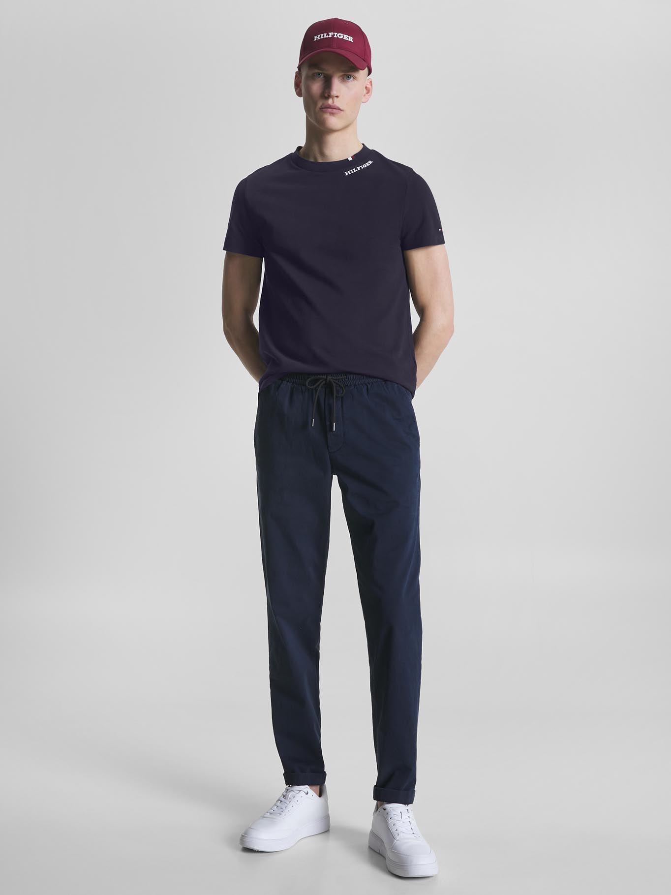 Polera Neckline Slim Fit Azul Tommy Hilfiger-1