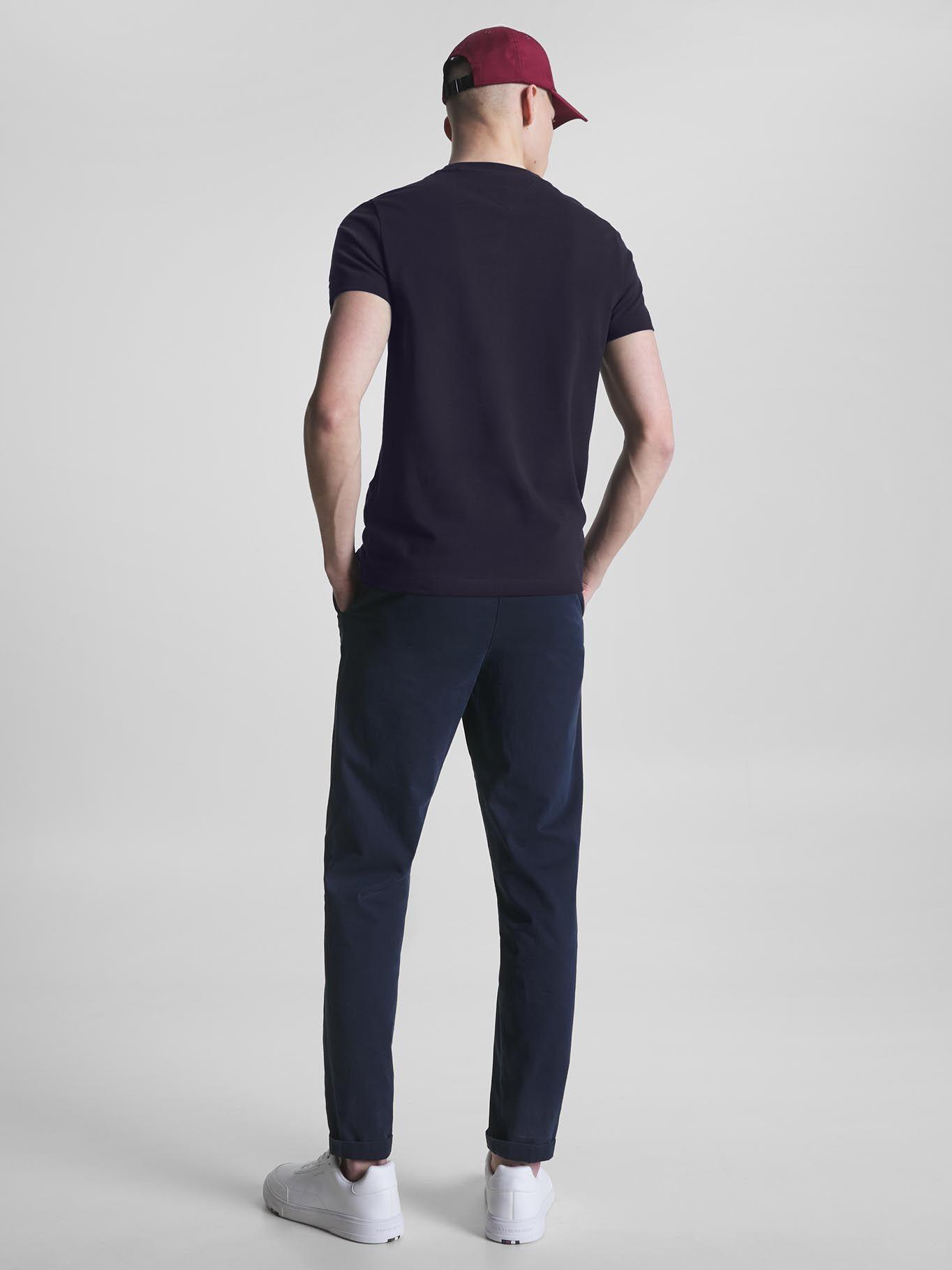 Polera Neckline Slim Fit Azul Tommy Hilfiger-2