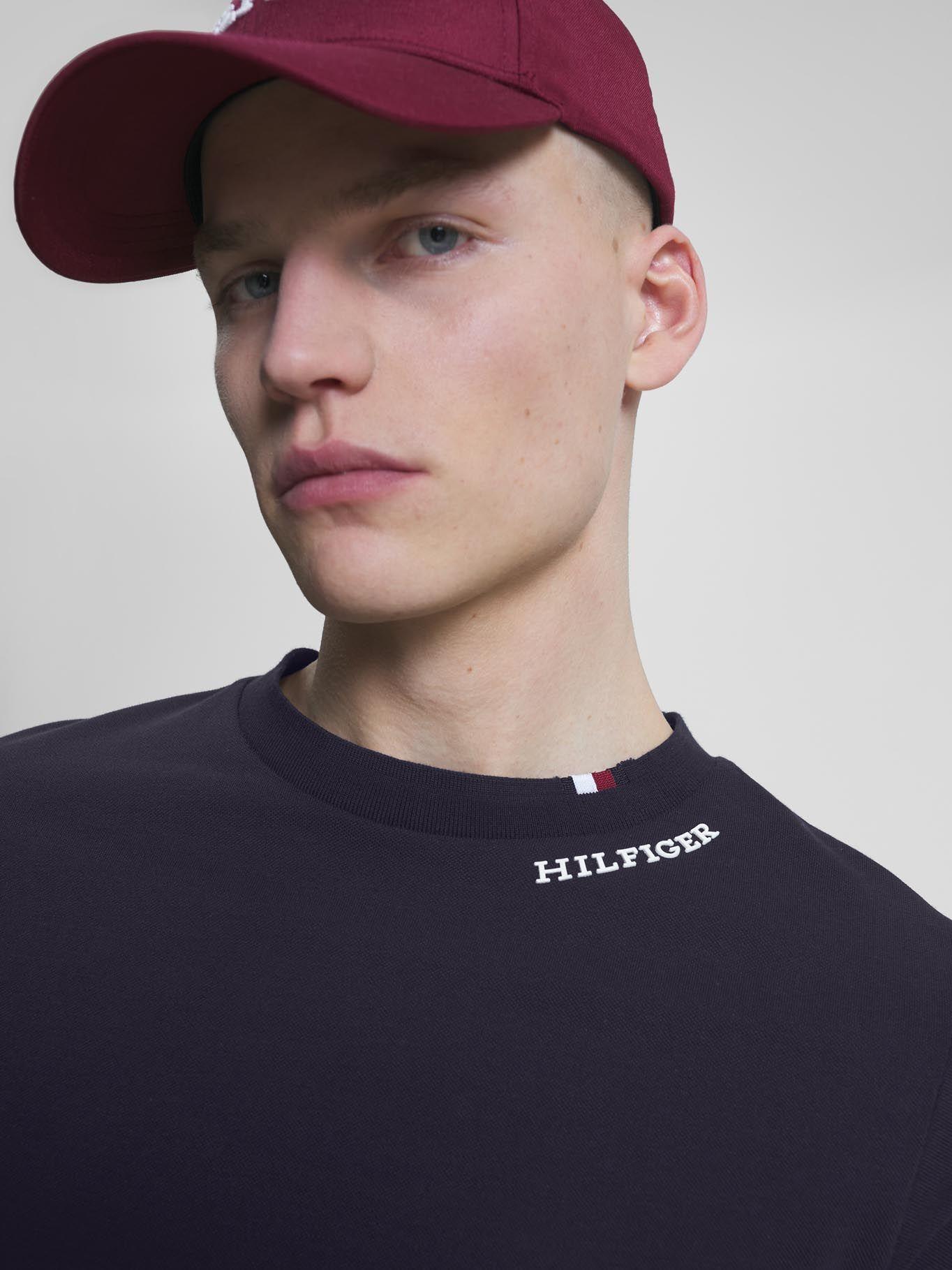 Polera Neckline Slim Fit Azul Tommy Hilfiger-3