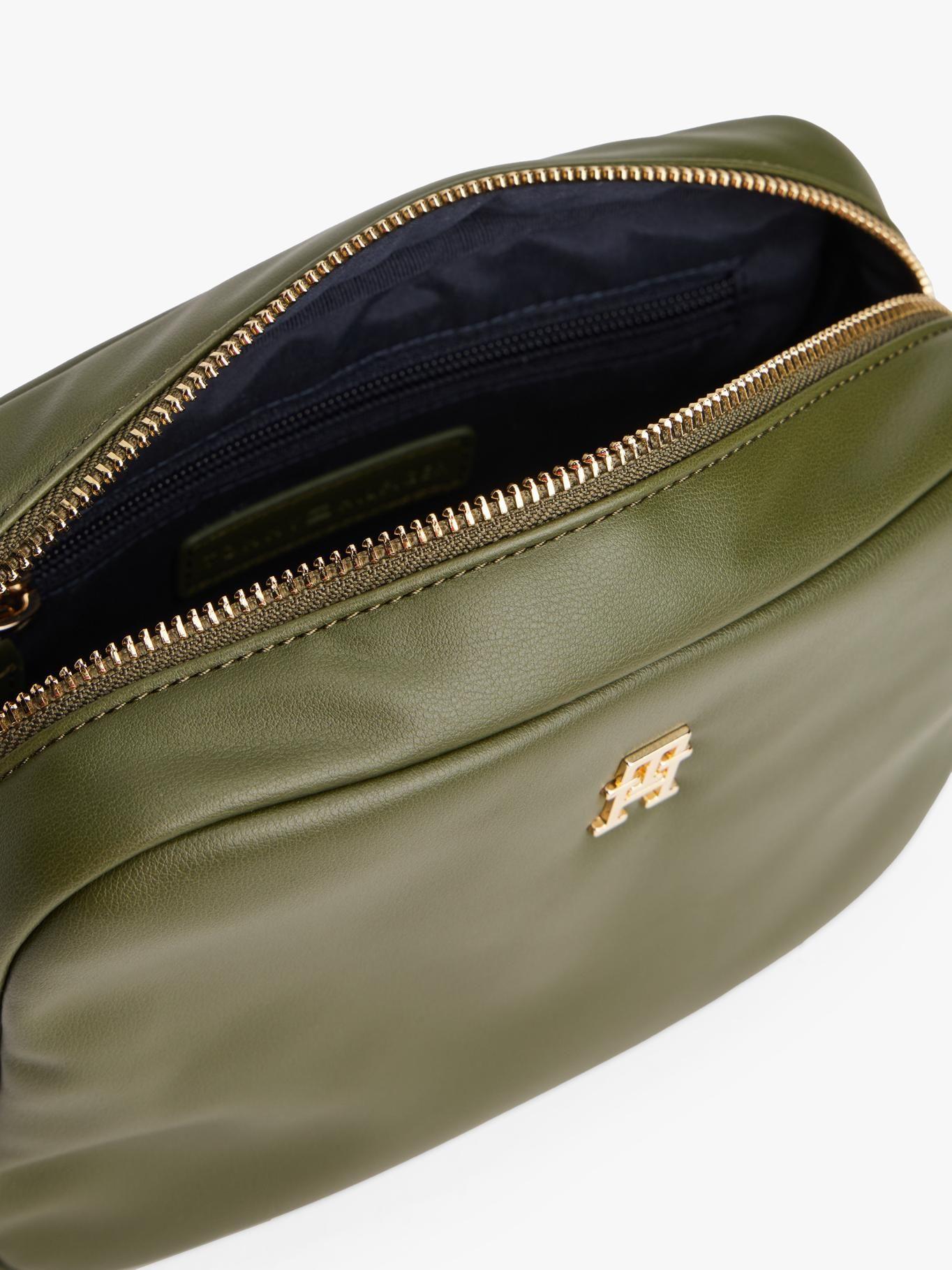 Bandolera Popette Soft Monogram Verde Tommy Hilfiger-3
