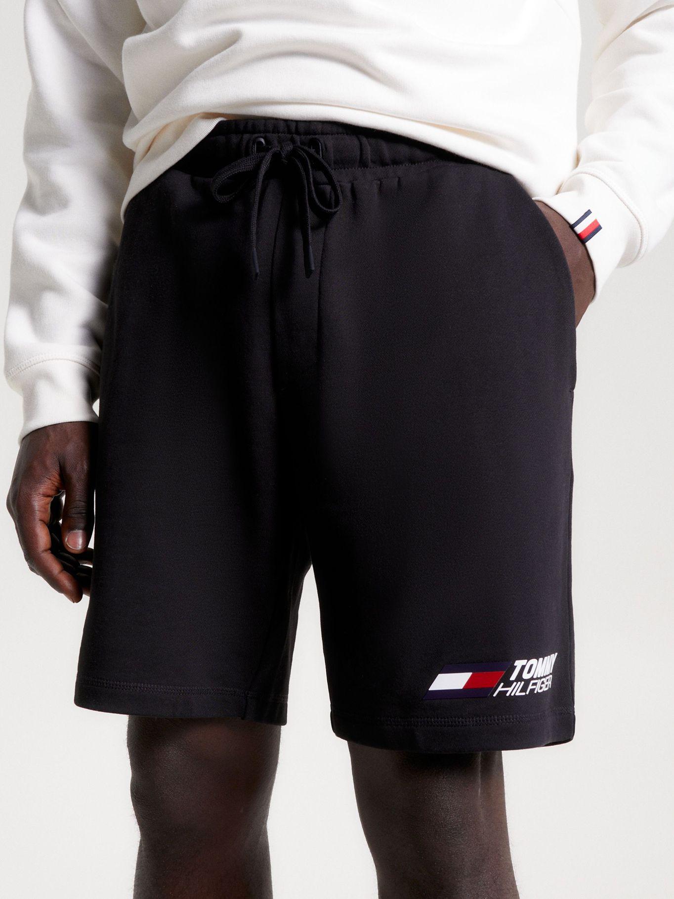 Shorts Sport Essential Th Cool Negro Tommy Hilfiger-0