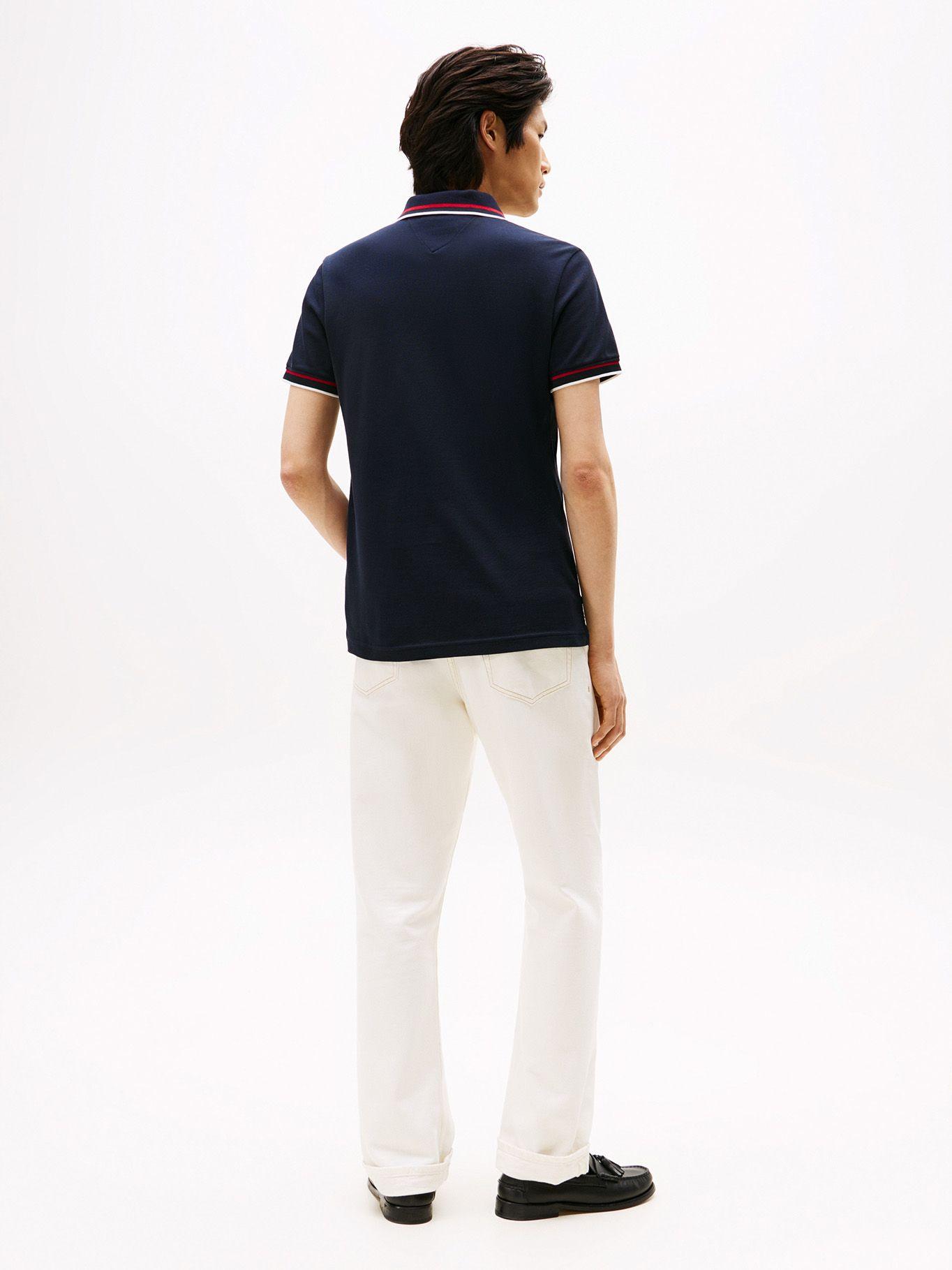 Polo Slim Fit Con Logo/Azul Tommy Hilfiger-2