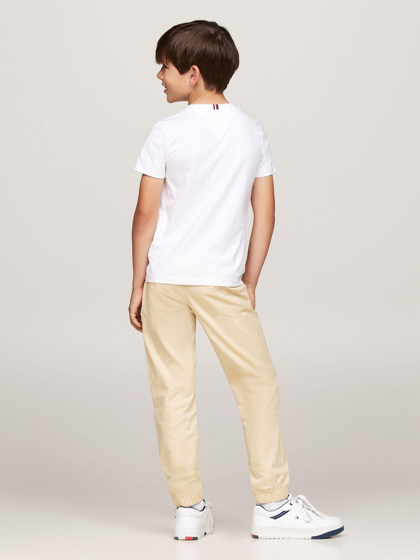 Polera Con Logo Bandera Bordado Blanco Tommy Hilfiger-2