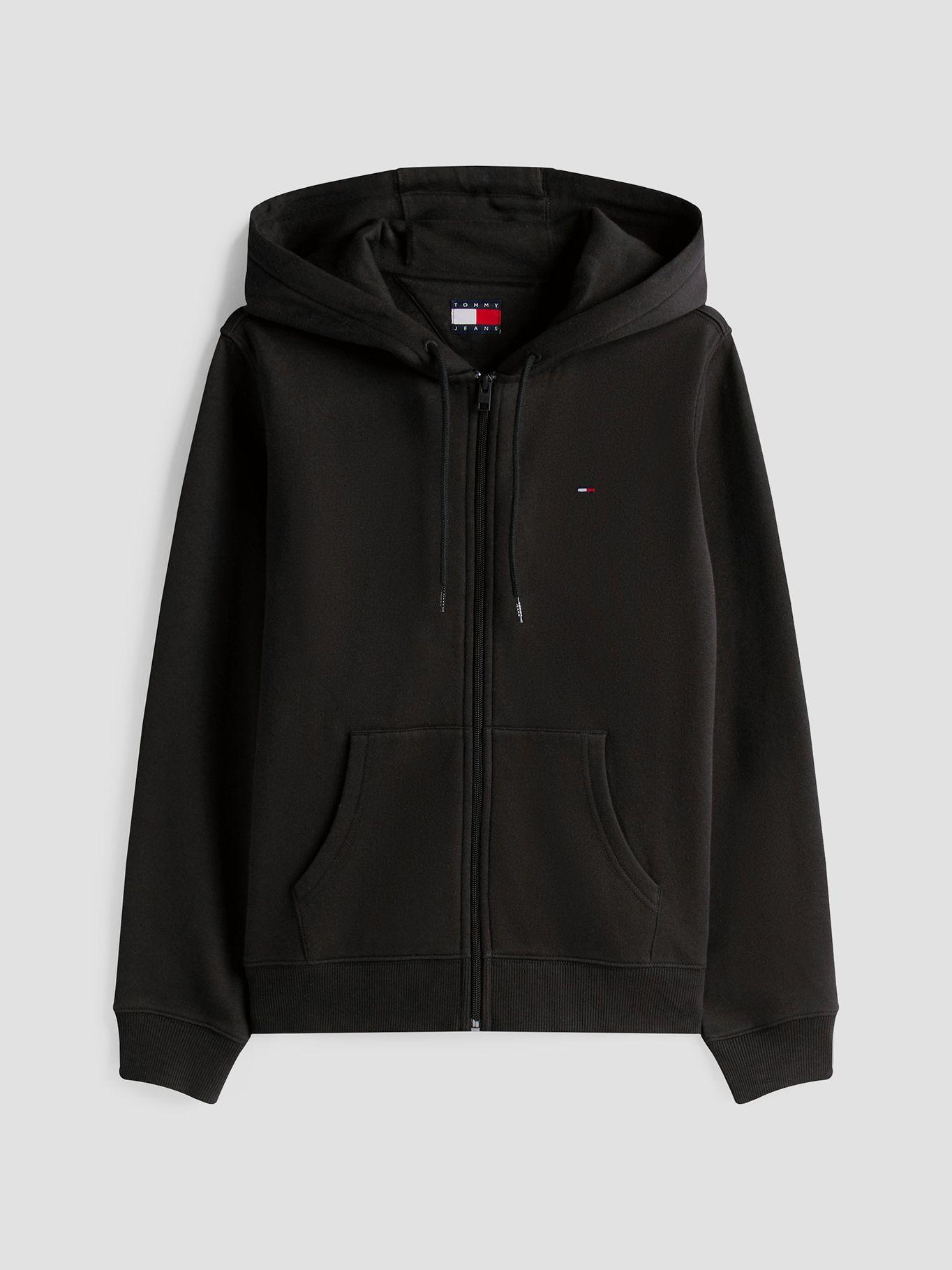 Polerón Hoodie Regular Fit Con Logo Negro Tommy Jeans-4