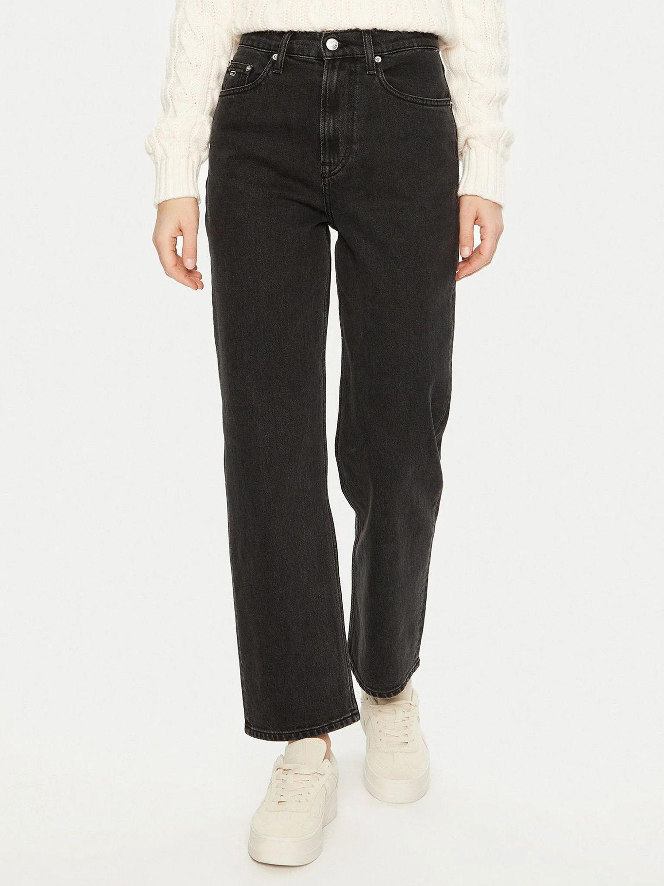 Jeans Layla De Corte Recto Gris Tommy Jeans-1