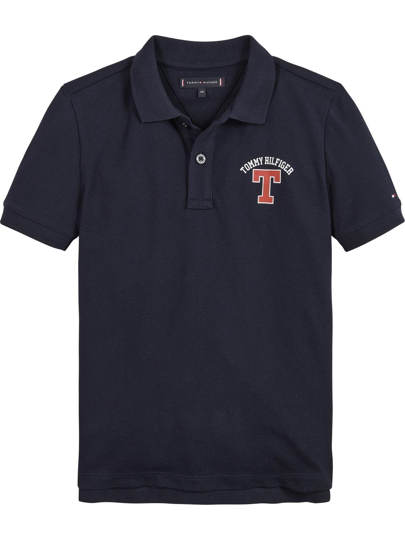 Polo Varsity Logo Azul Tommy Hilfiger-0