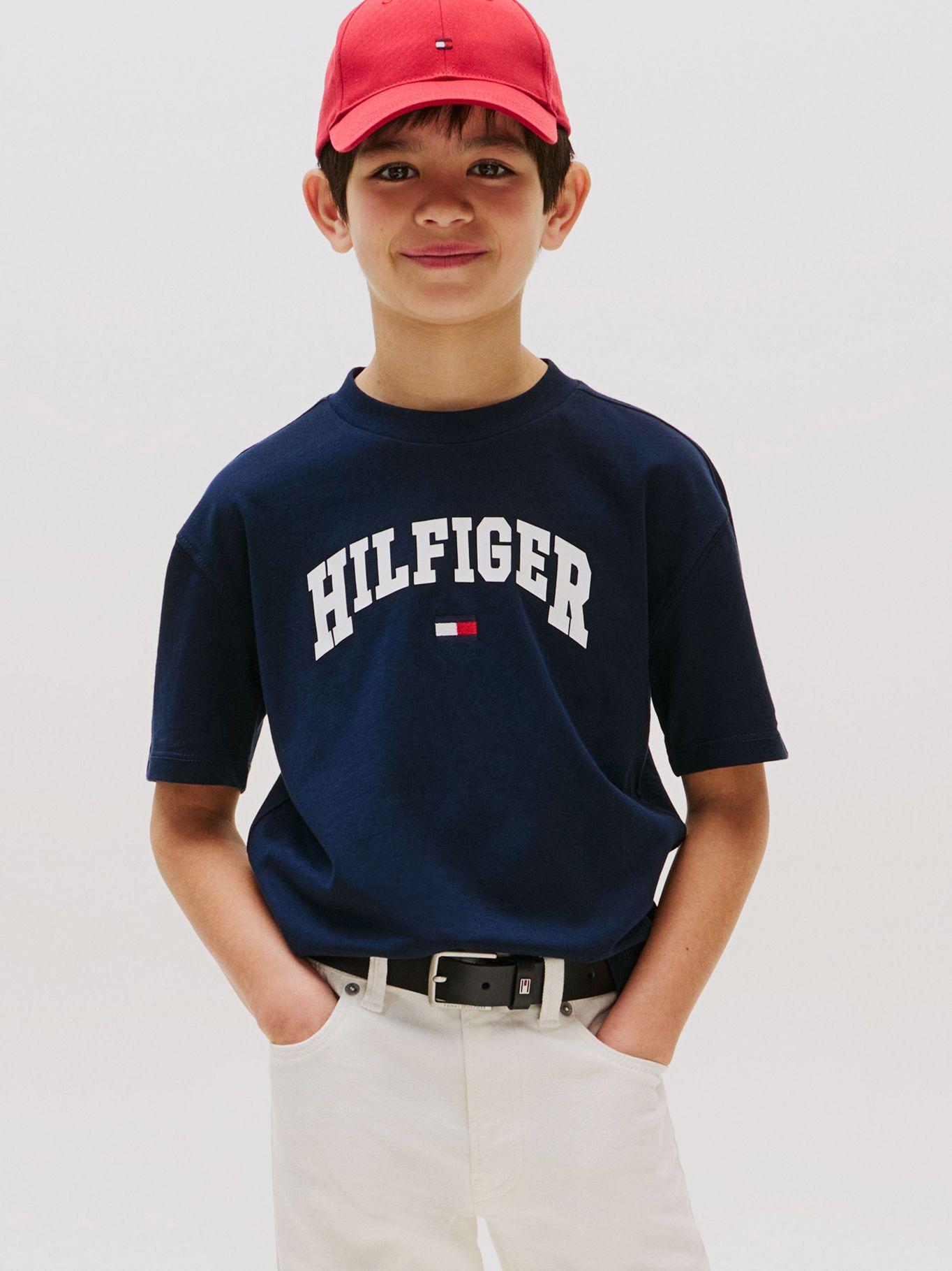 Polera Con Logo Universitario Azul Tommy Hilfiger-0