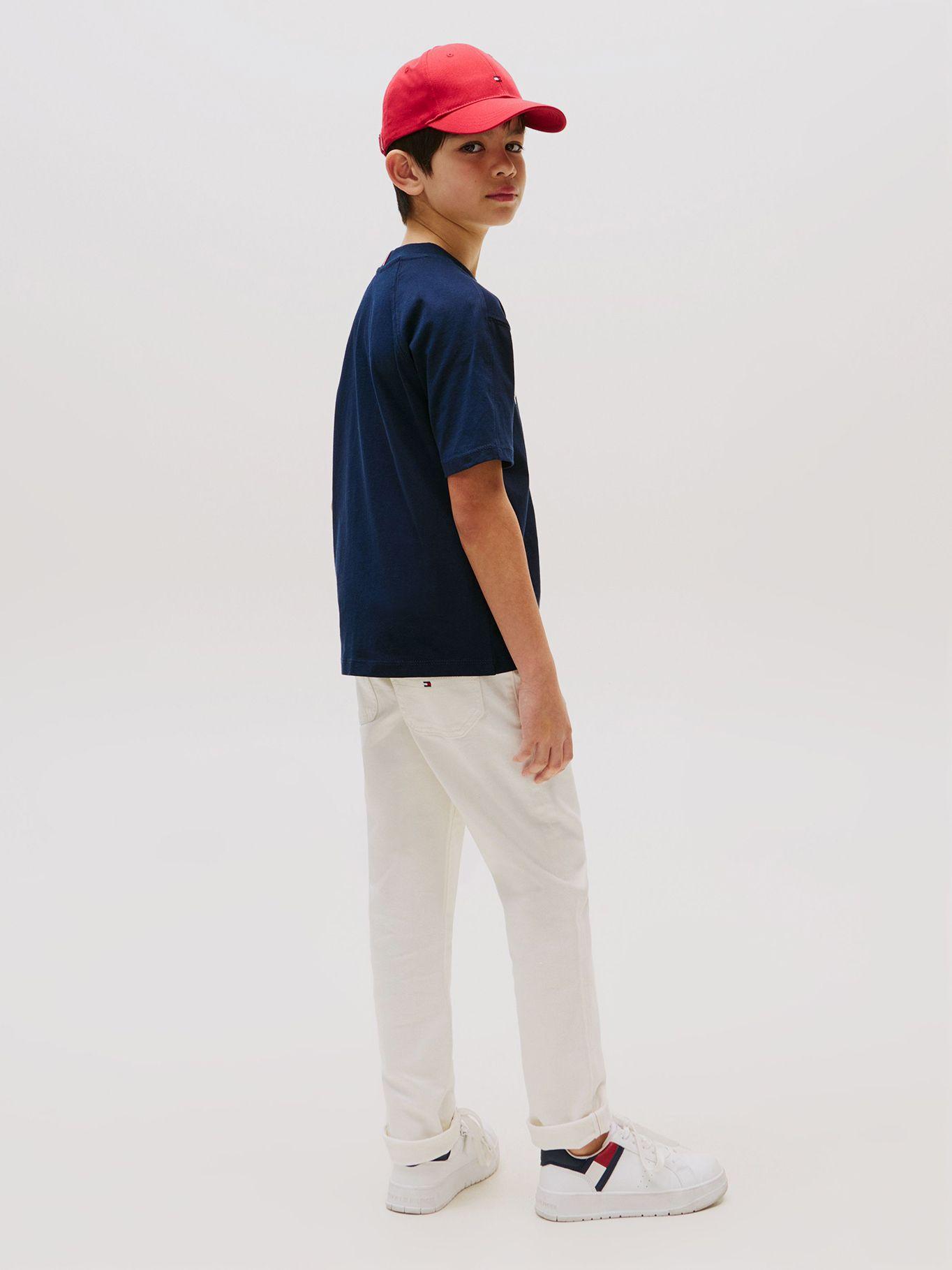 Polera Con Logo Universitario Azul Tommy Hilfiger-2