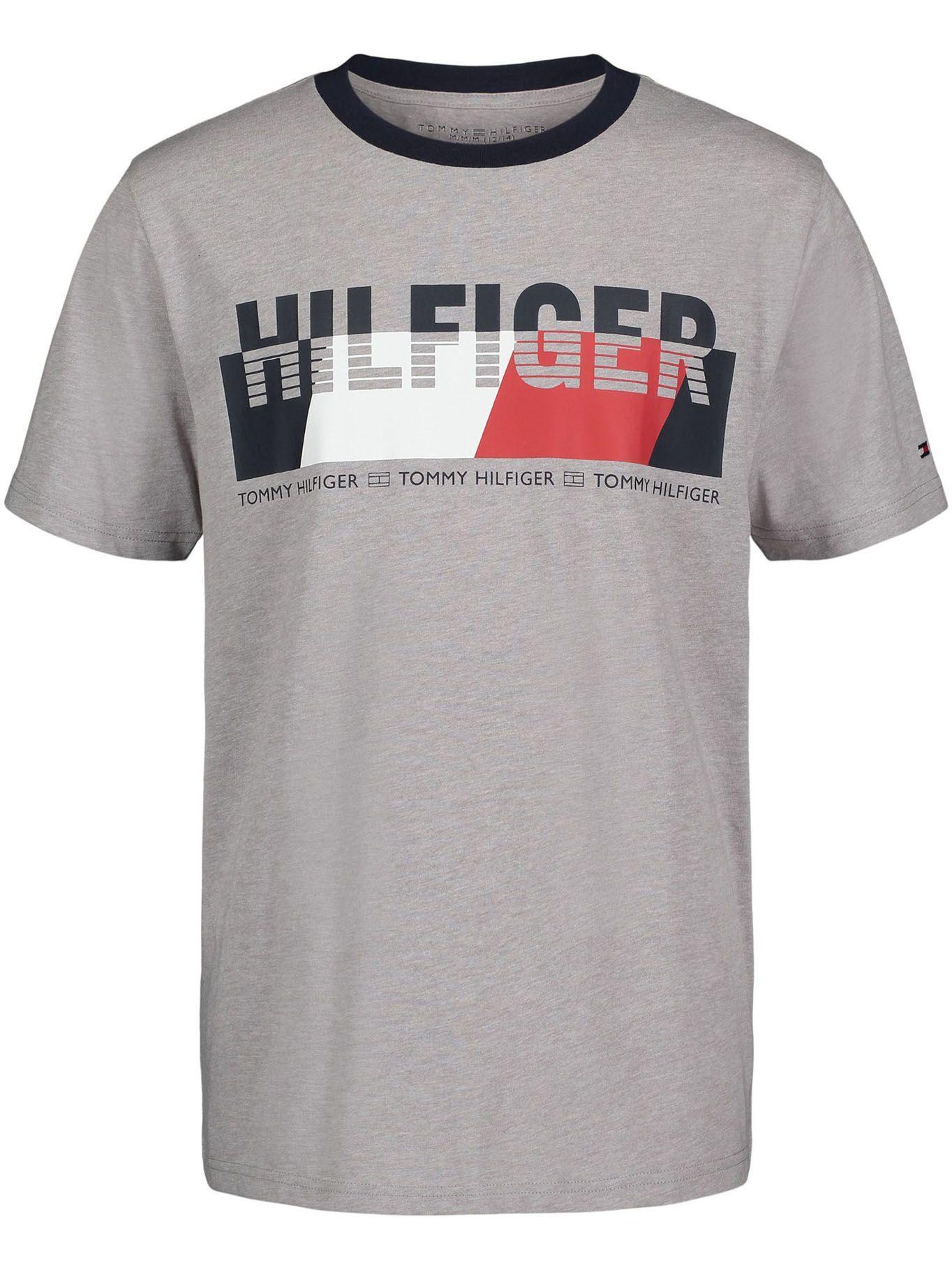 Polera Hilfiger Logo Gris Tommy Hilfiger-0