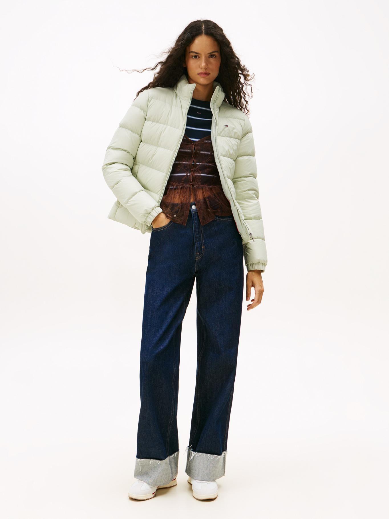 Parka Hooded Basic Acolchada Verde Tommy Jeans-1