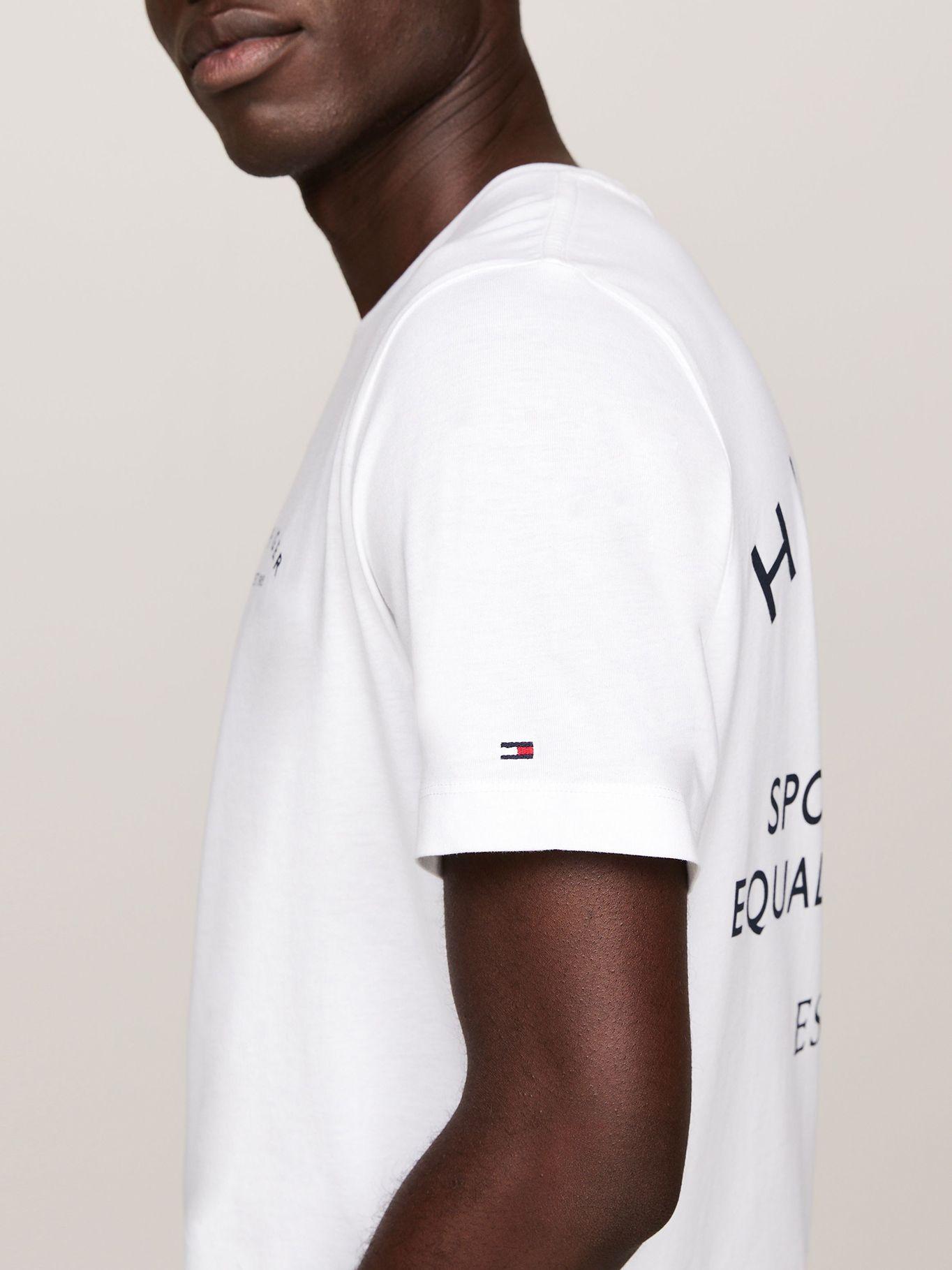 Polera Con Logo La Espalda Blanco Tommy Hilfiger-3