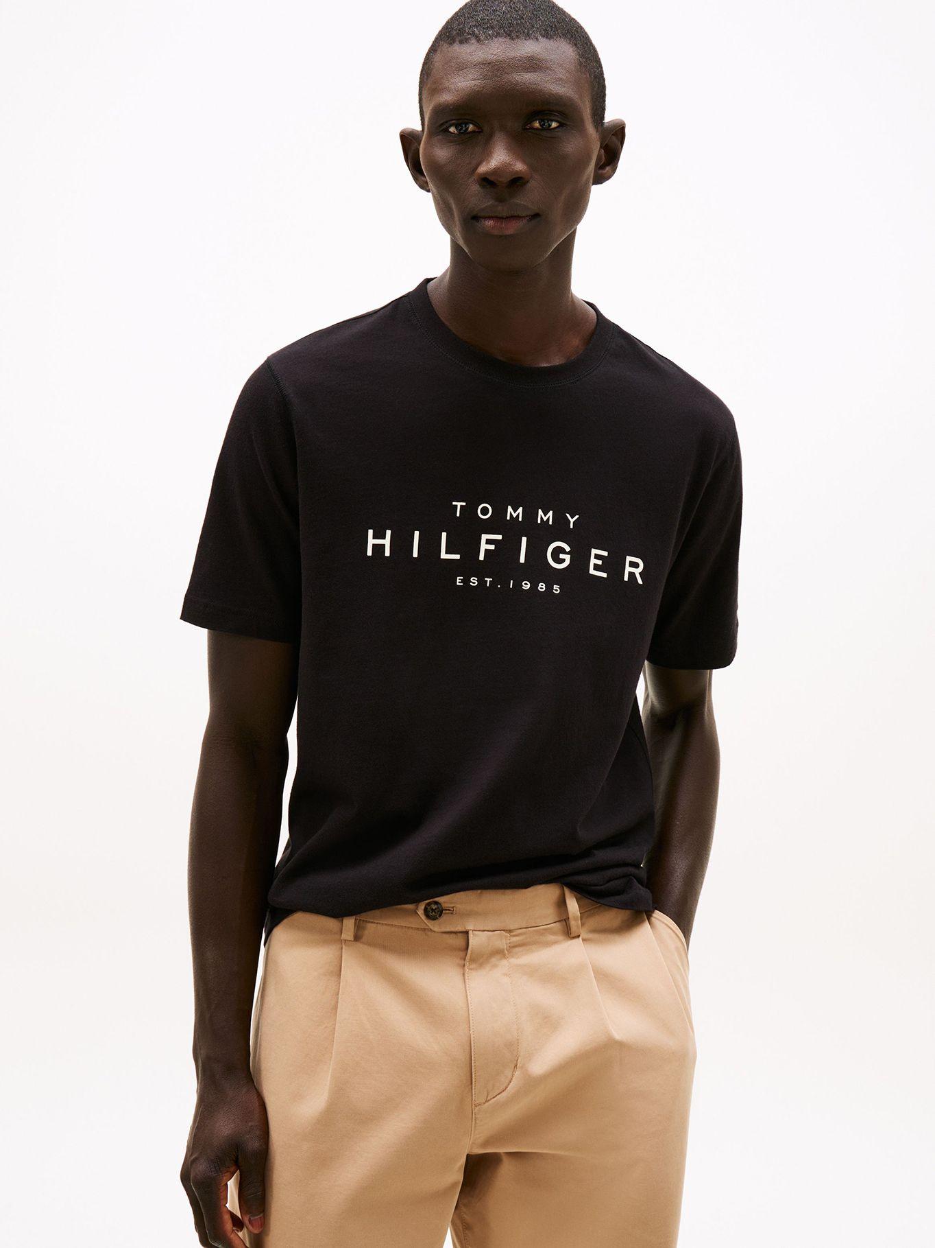 Polera Big Logo Regular Fit Negro Tommy Hilfiger-0