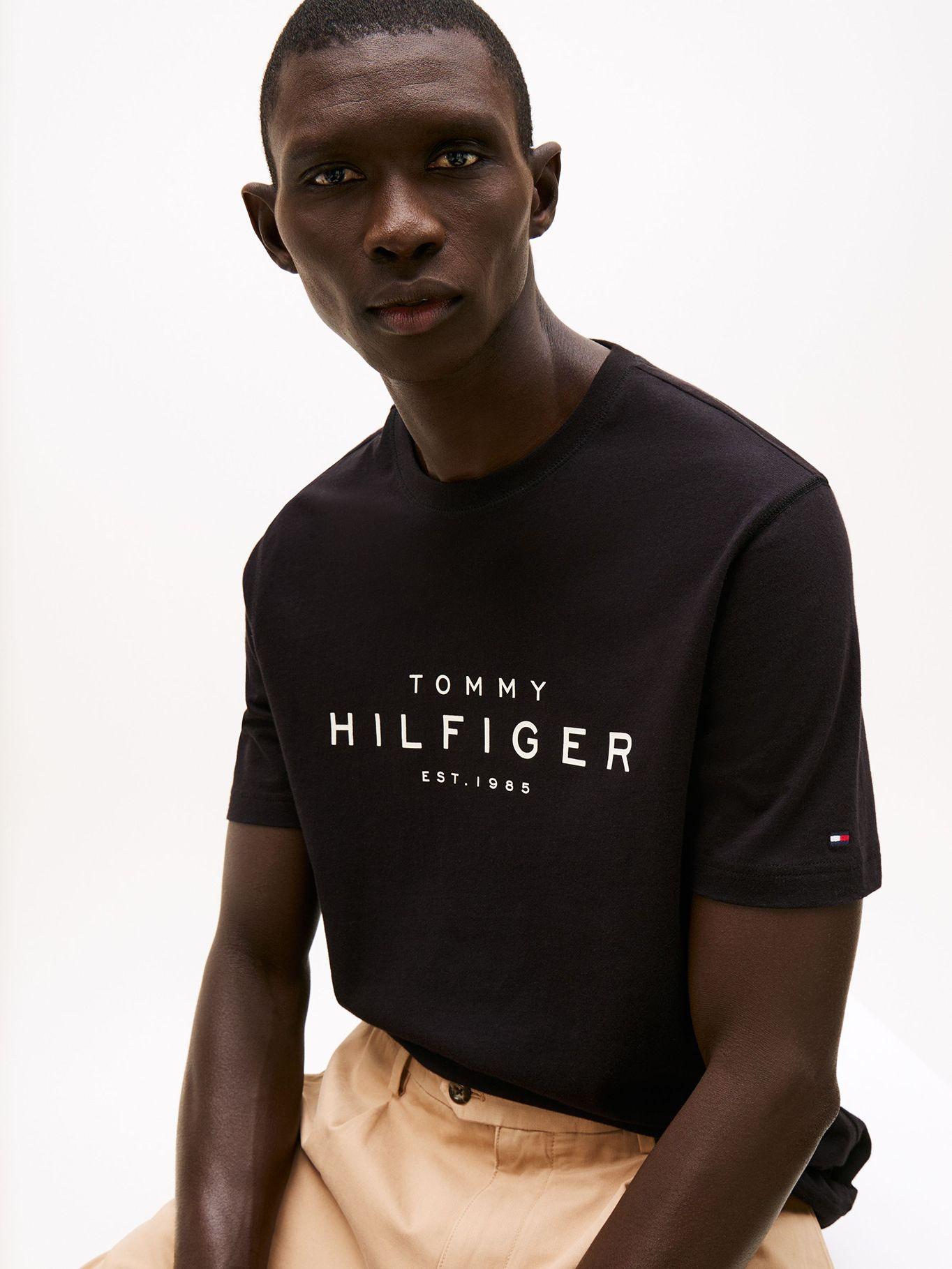 Polera Big Logo Regular Fit Negro Tommy Hilfiger-3