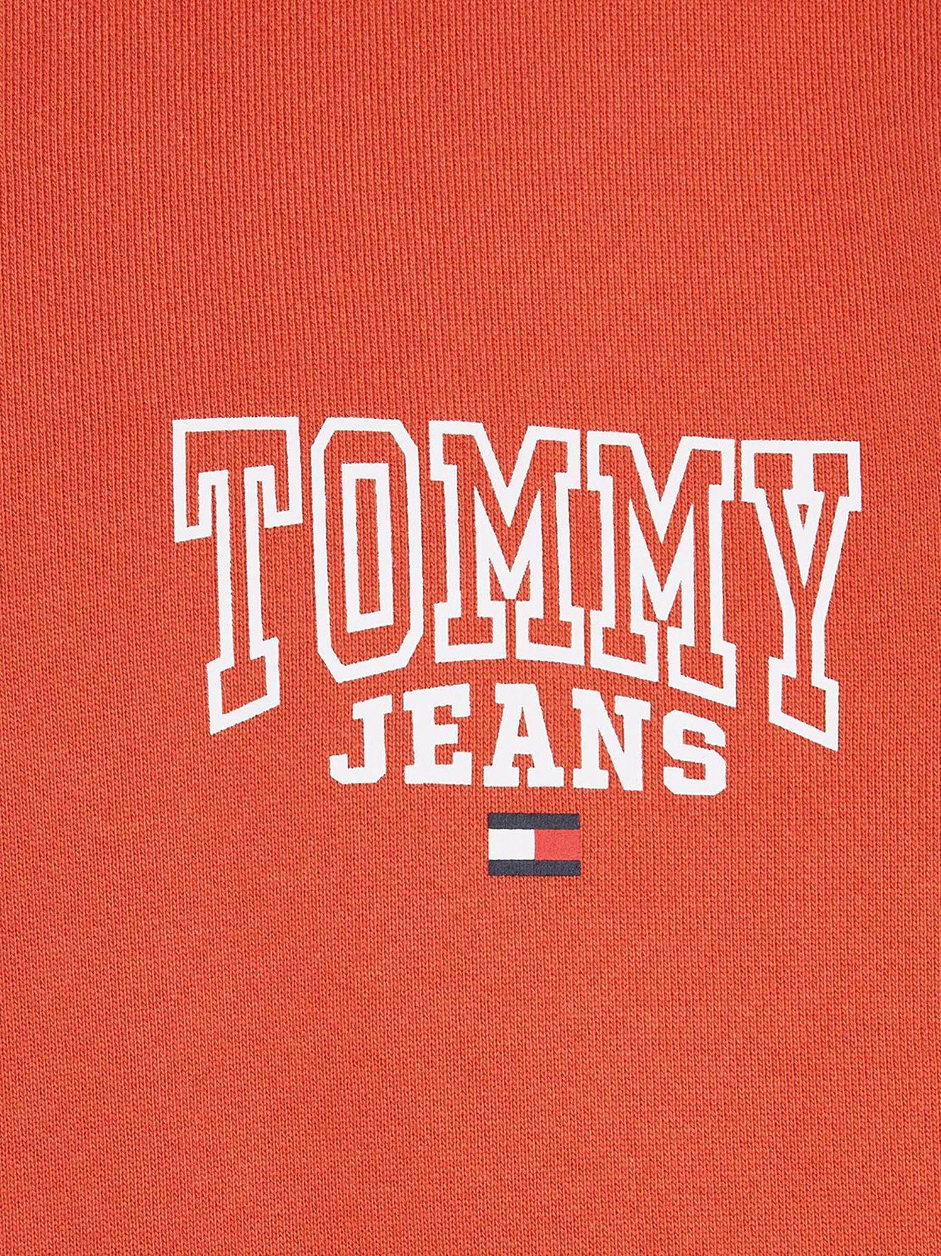 Polerón Entry Graphic Con Logo Naranjo Tommy Jeans-3