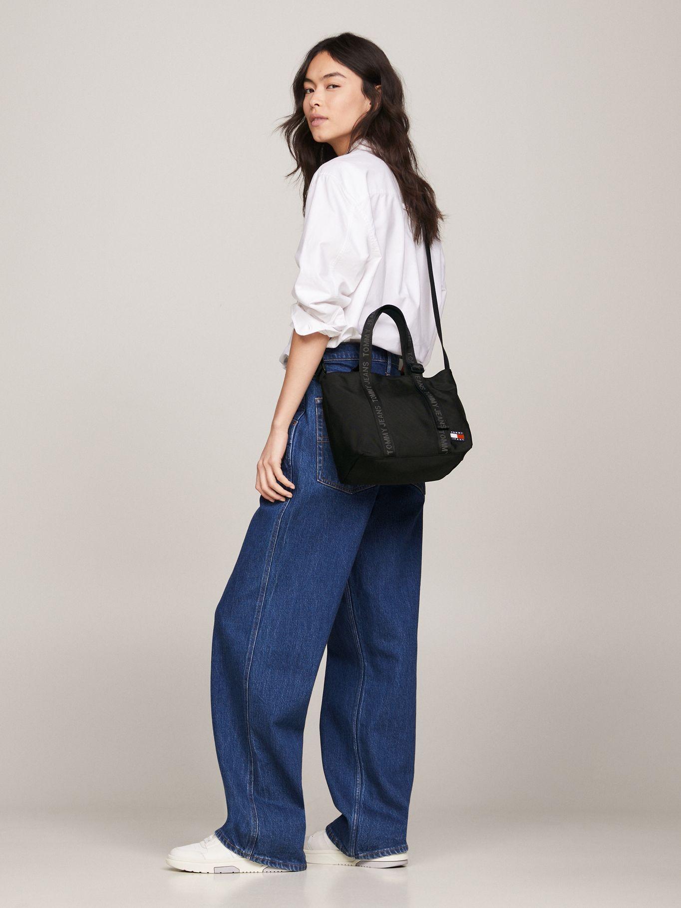 Mini Tote Essential Negro Tommy Hilfiger-1