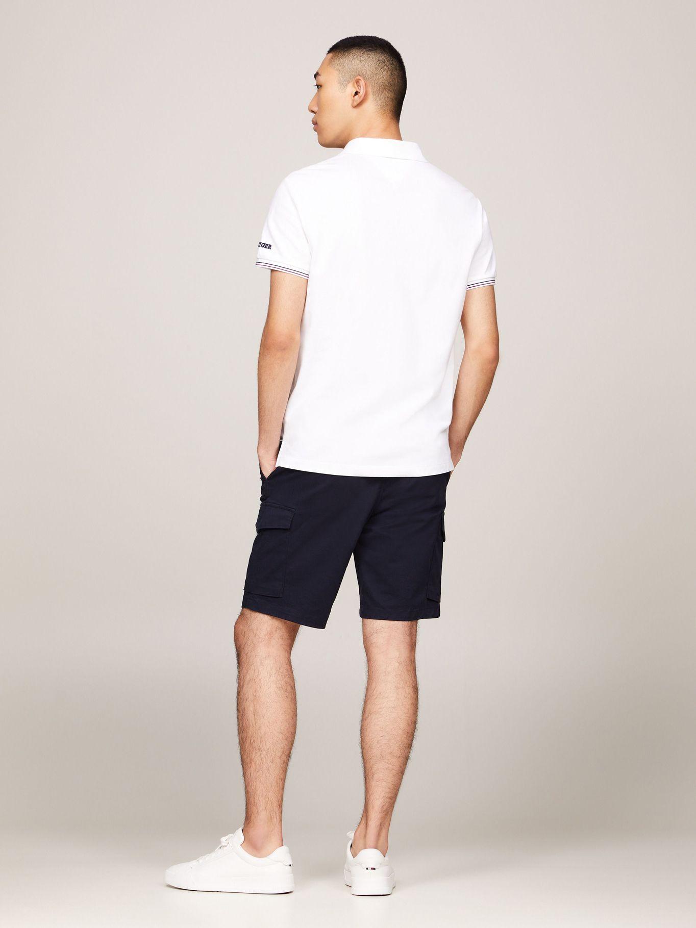 Polo Corte Slim Tapeta Contraste Blanco Tommy Hilfiger-2
