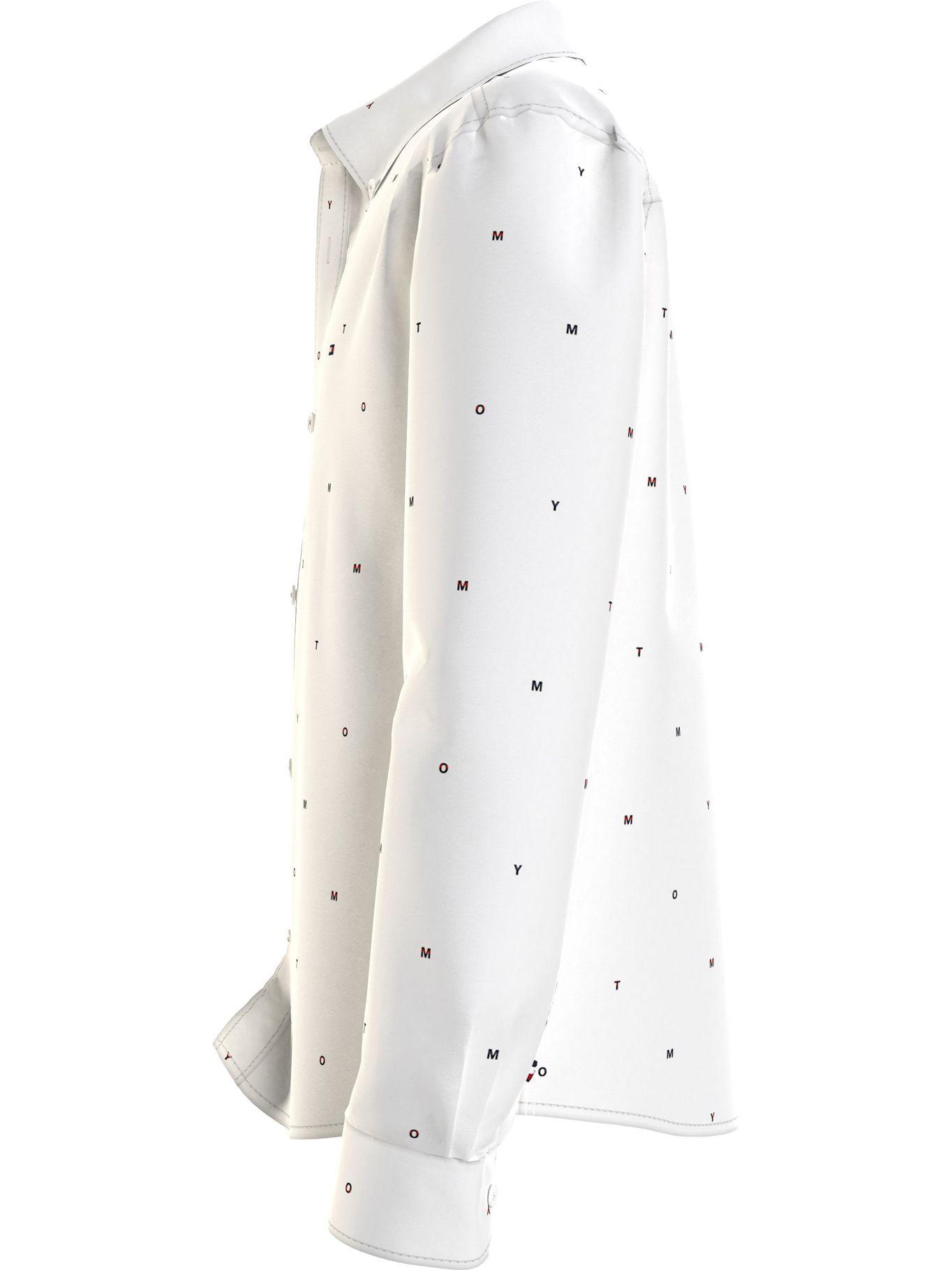 Camisa Oxford Blanco Tommy Hilfiger MY2-3