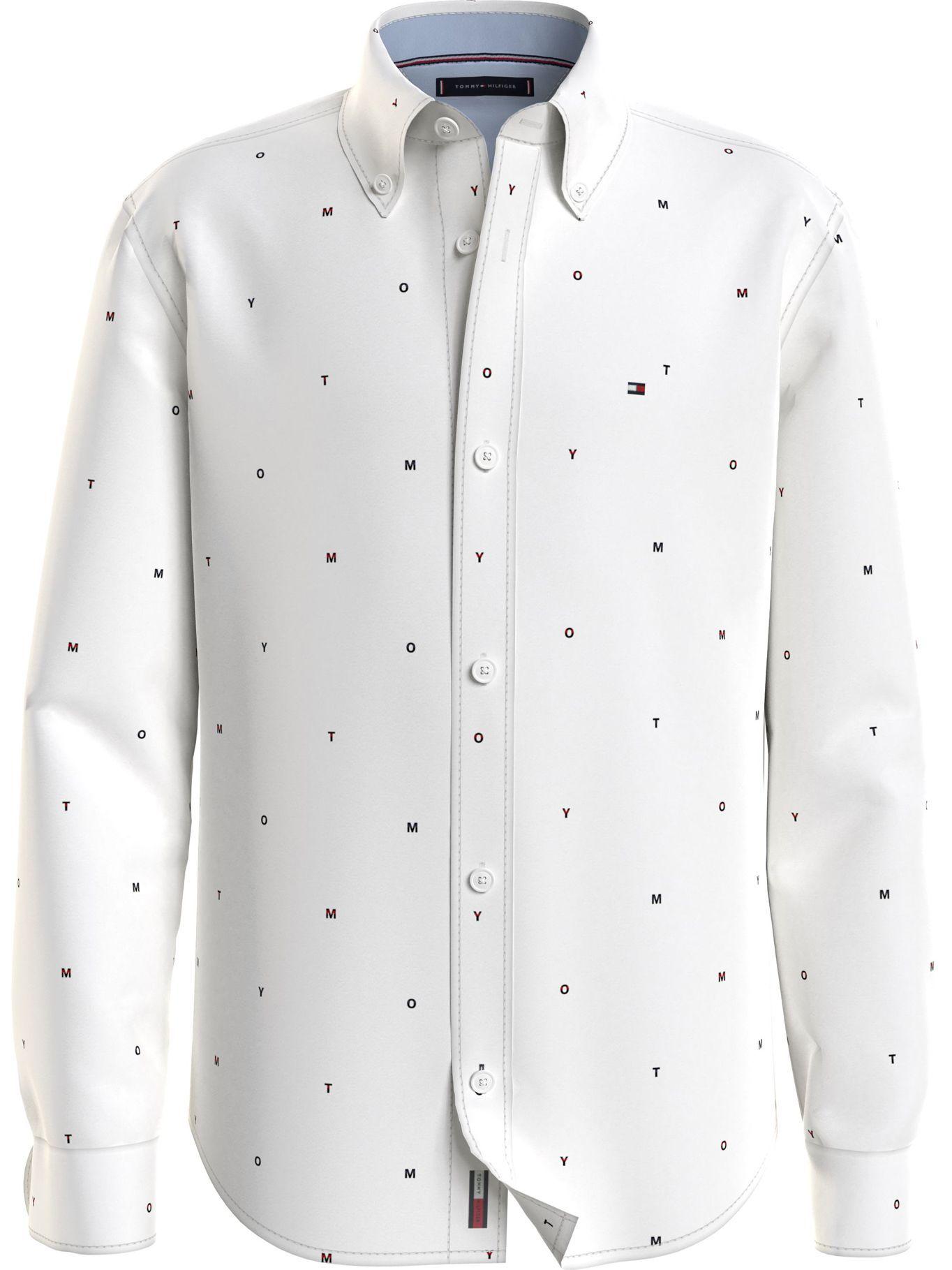 Camisa Oxford Blanco Tommy Hilfiger MY2-0