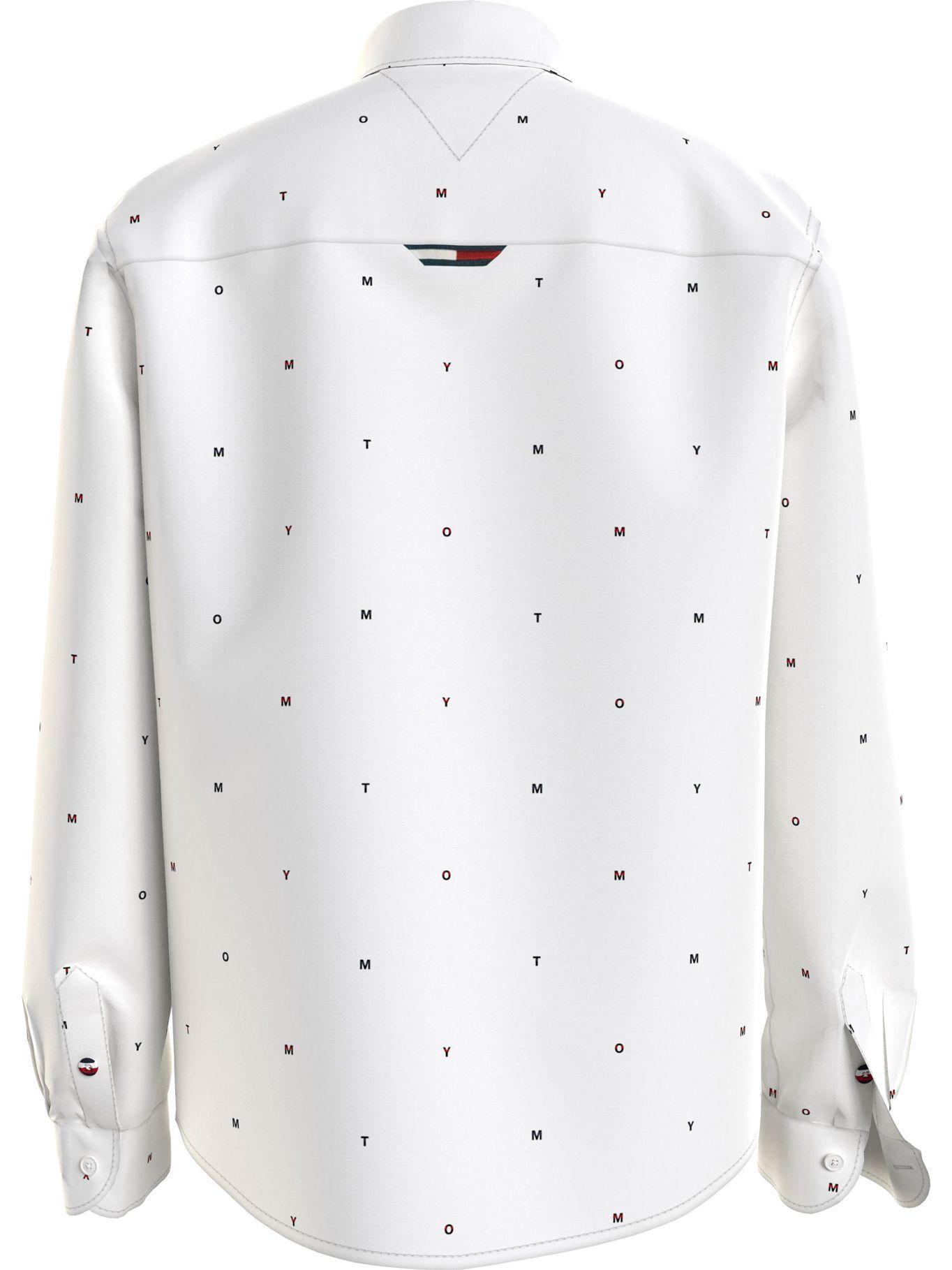 Camisa Oxford Blanco Tommy Hilfiger MY2-1