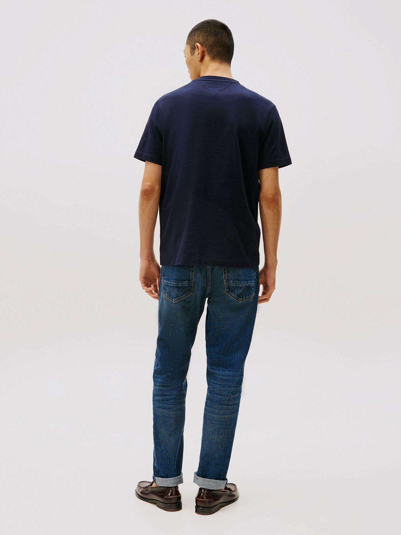 Polera Center Stack Logo Azul Tommy Hilfiger-2