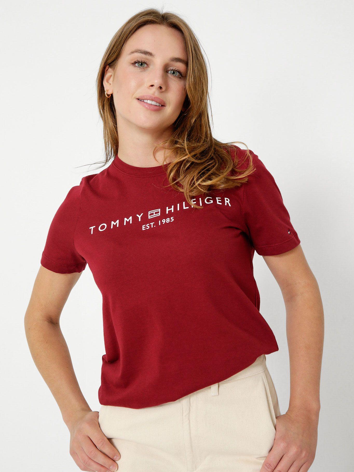 Polera Signature Y Logo XJS Rojo Tommy Hilfiger-0