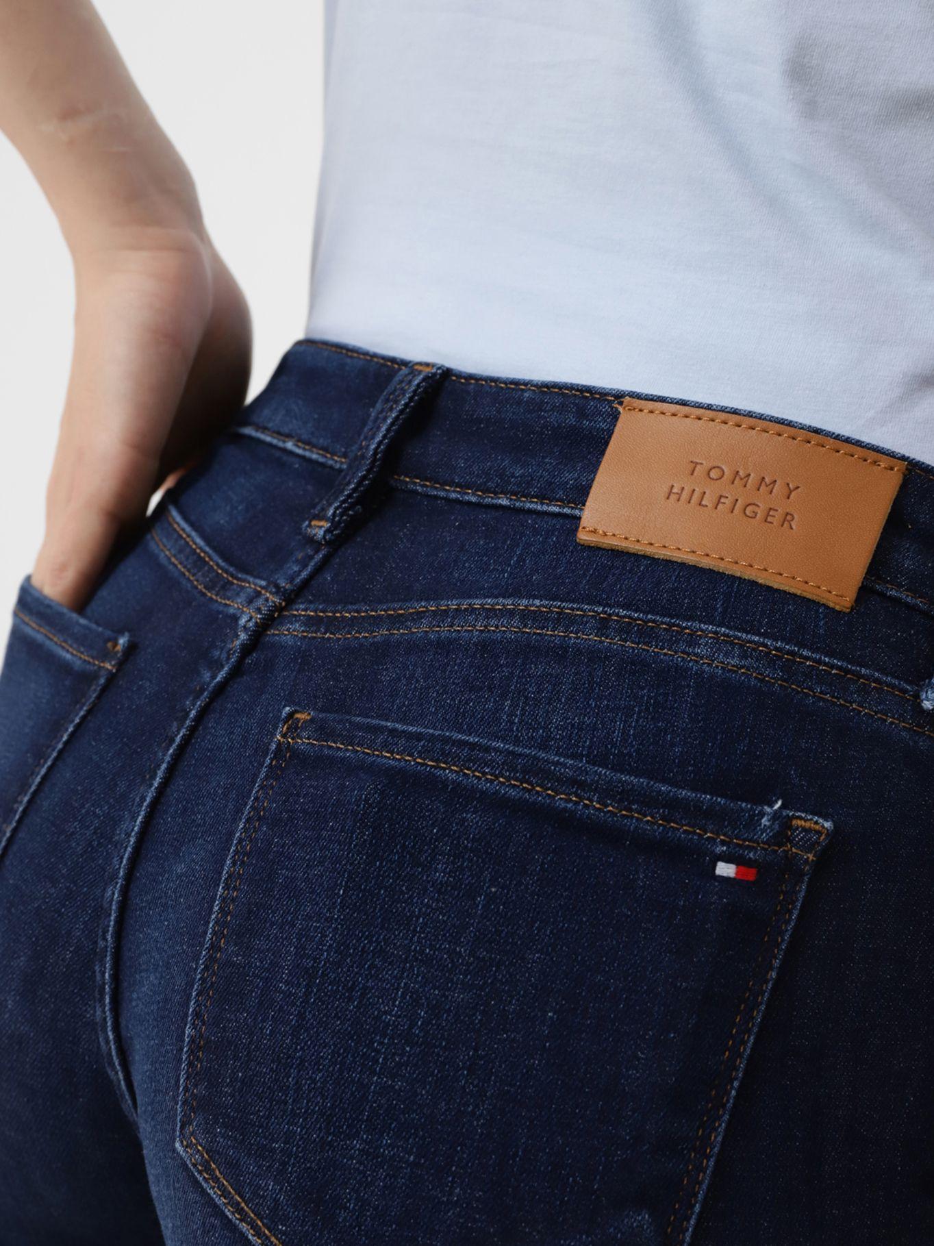 Jeans Como Skinny Fit Talle Medio Azul Tommy Hilfiger-3