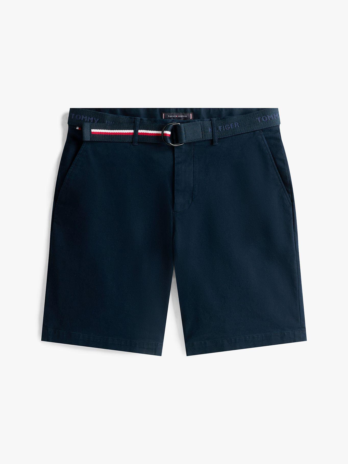 Short Brooklyn Con Cinturón Azul Tommy Hilfiger-4