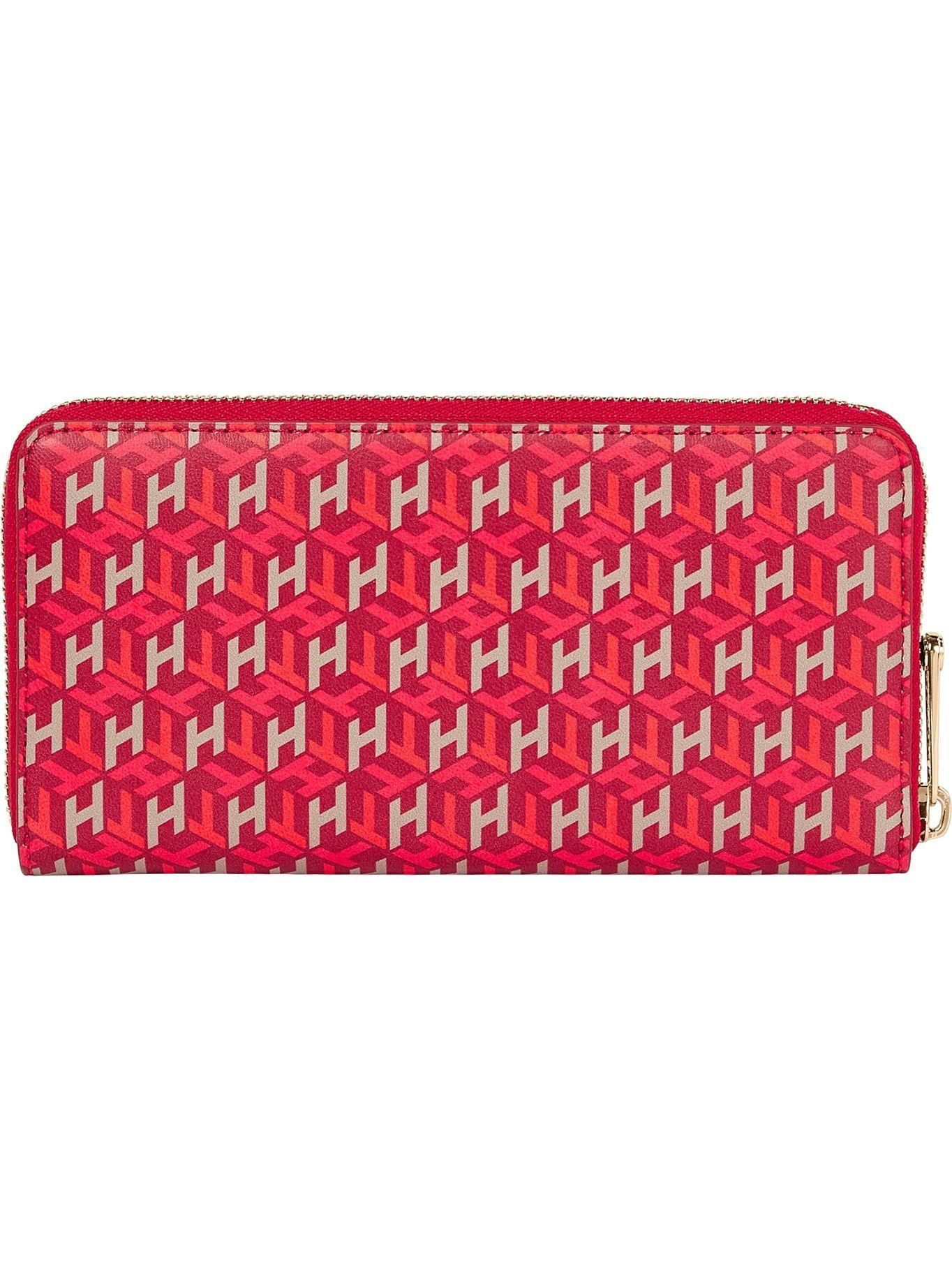 Billetera Iconic Monogram Print Rosado Tommy Hilfiger-1